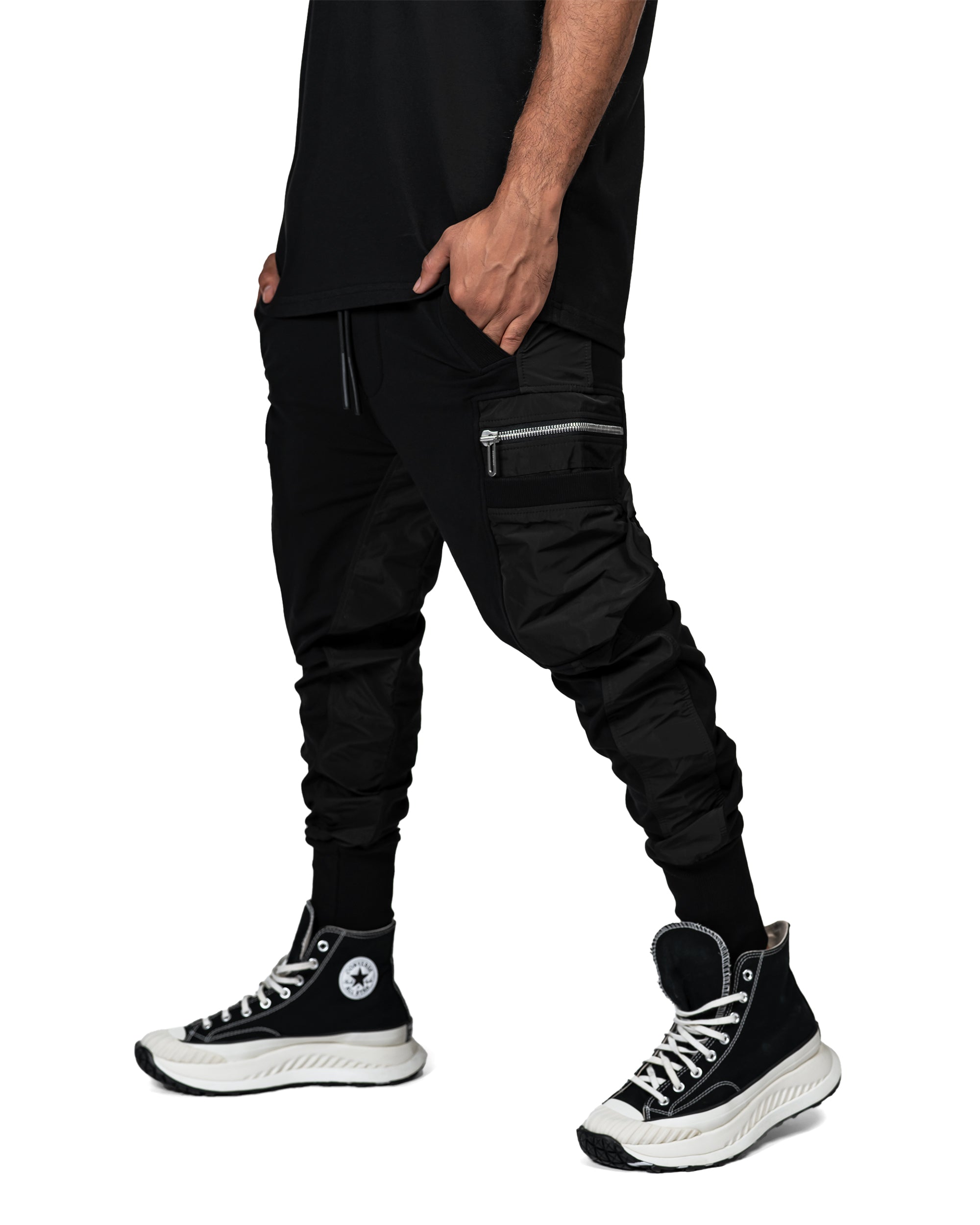Hem jogger pants - P13438