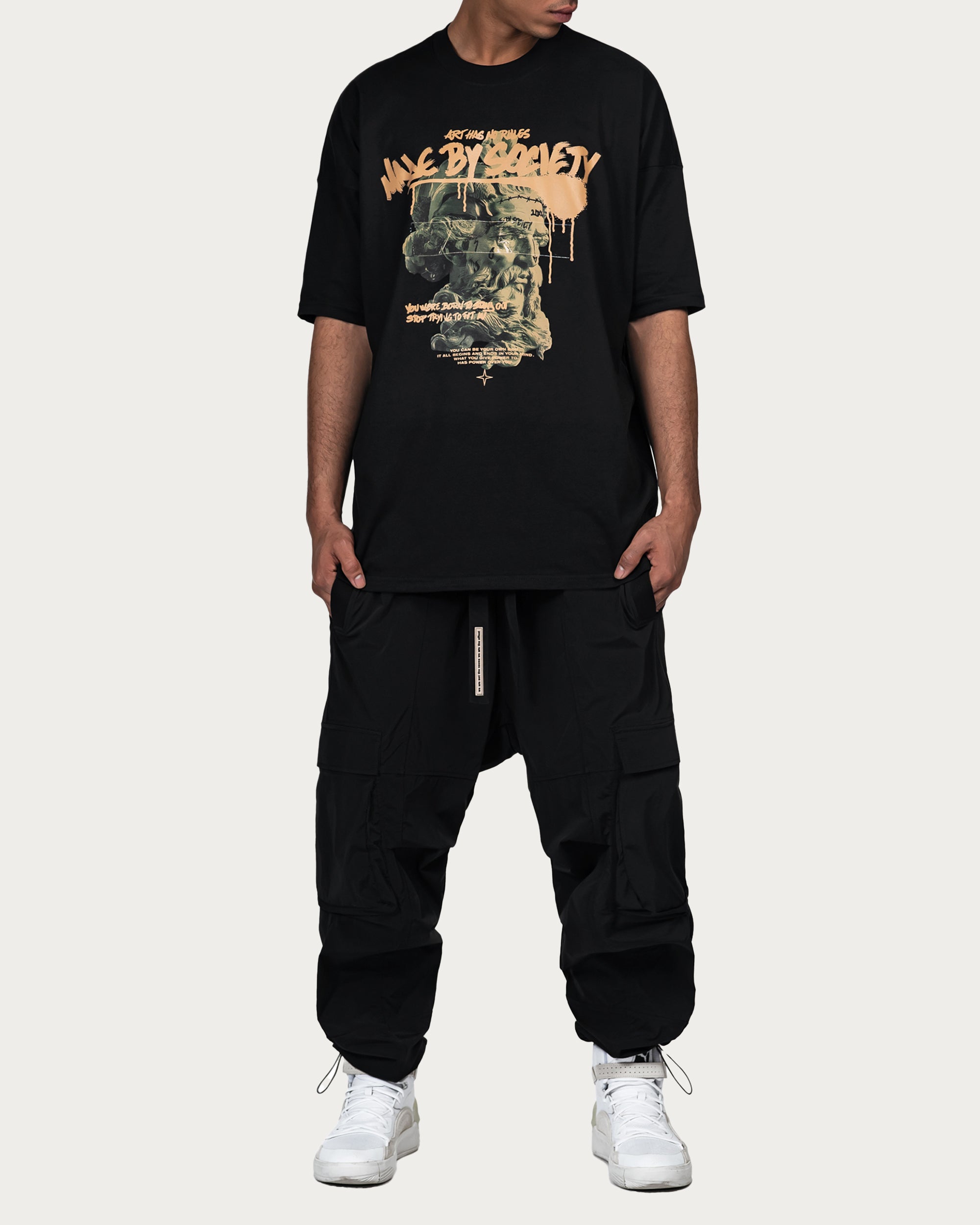 Spodnie cargo Flare - P14485