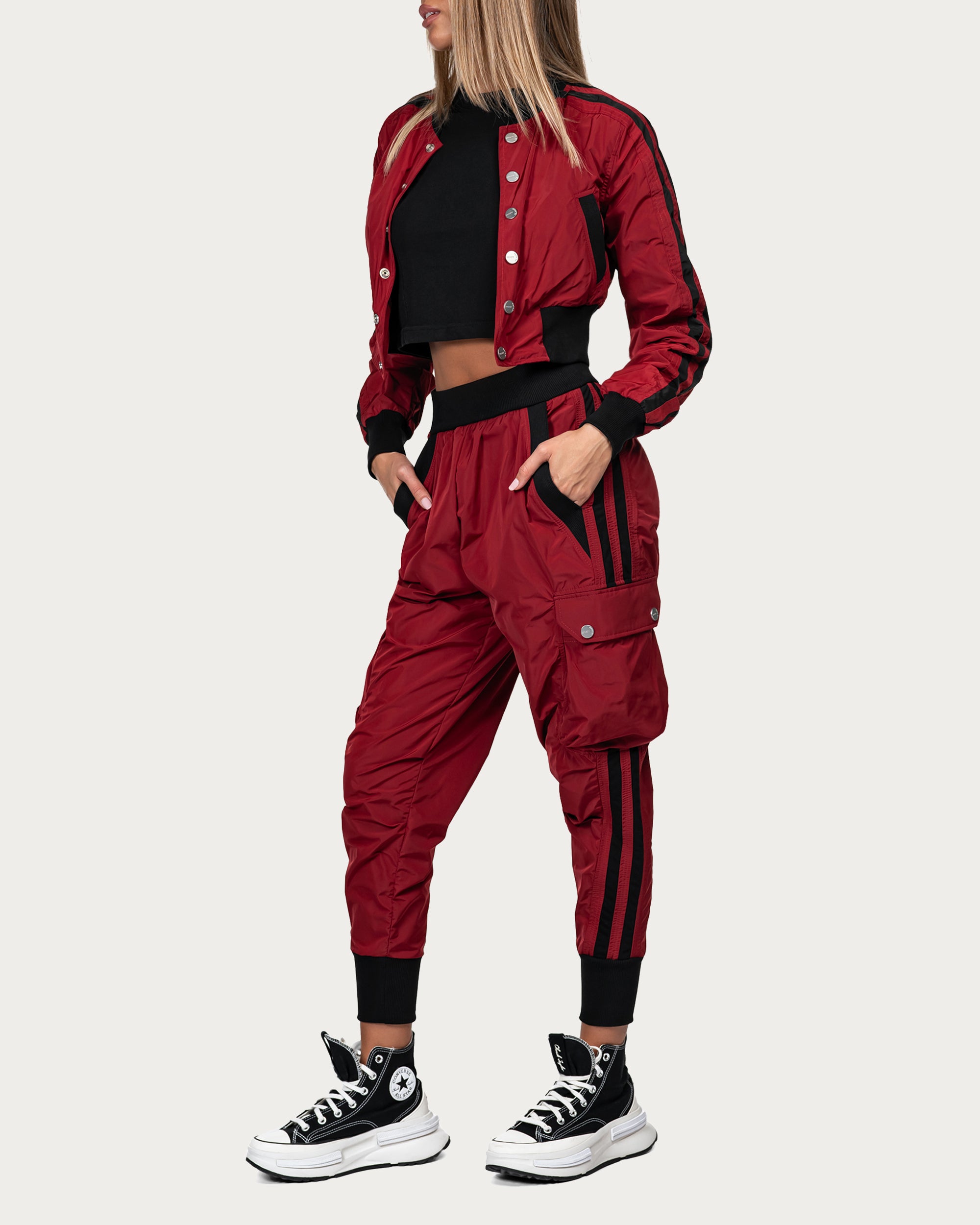 Stripes cargo pants - P24810