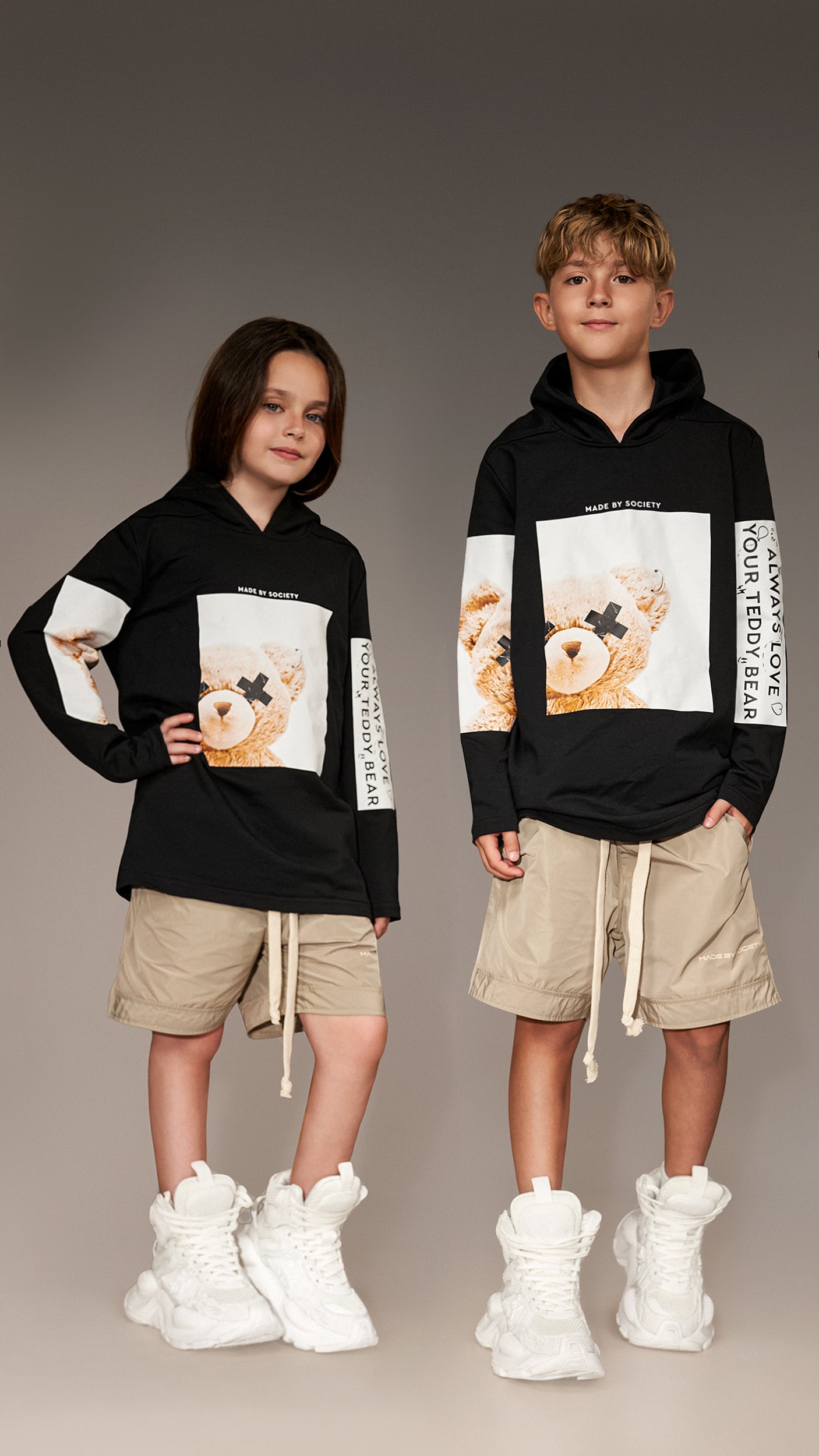 Bluza z kapturem z misiem - H33950