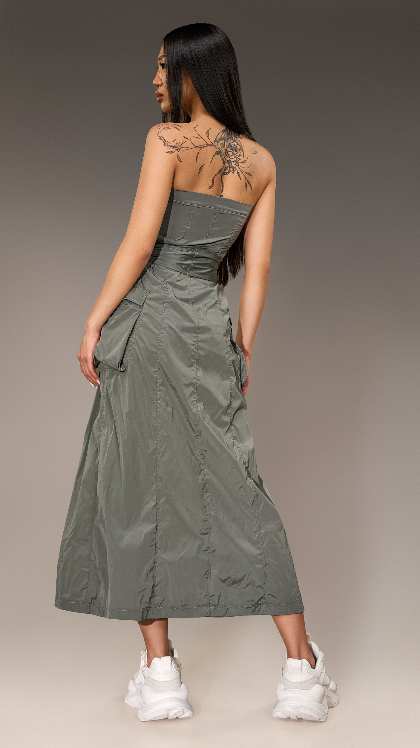 Rochie cu capse Made by Society - D26291