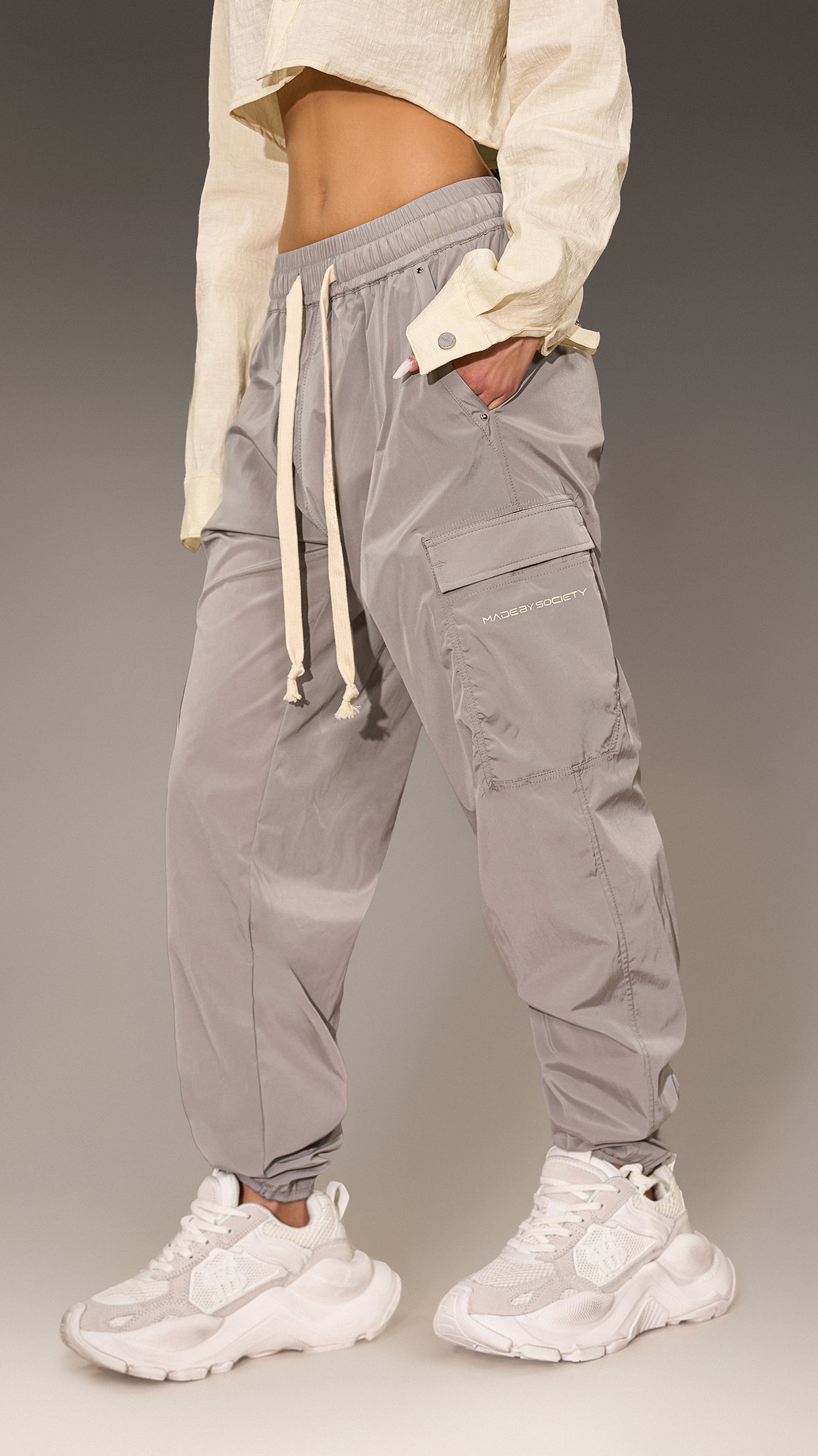 Spodnie cargo Made by Society - P26276