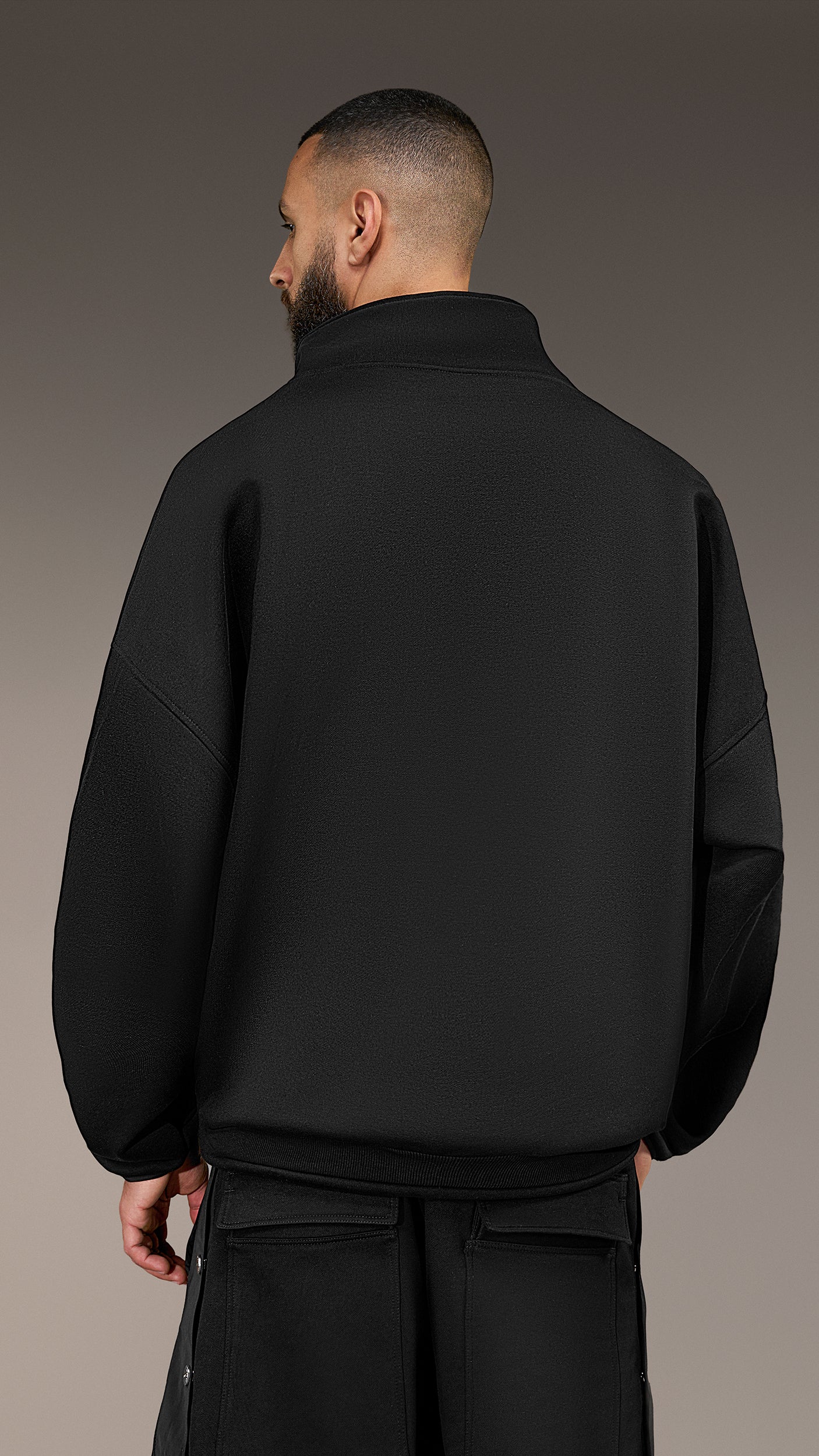 Bluza "Made by Society" z zatrzaskami - H16004