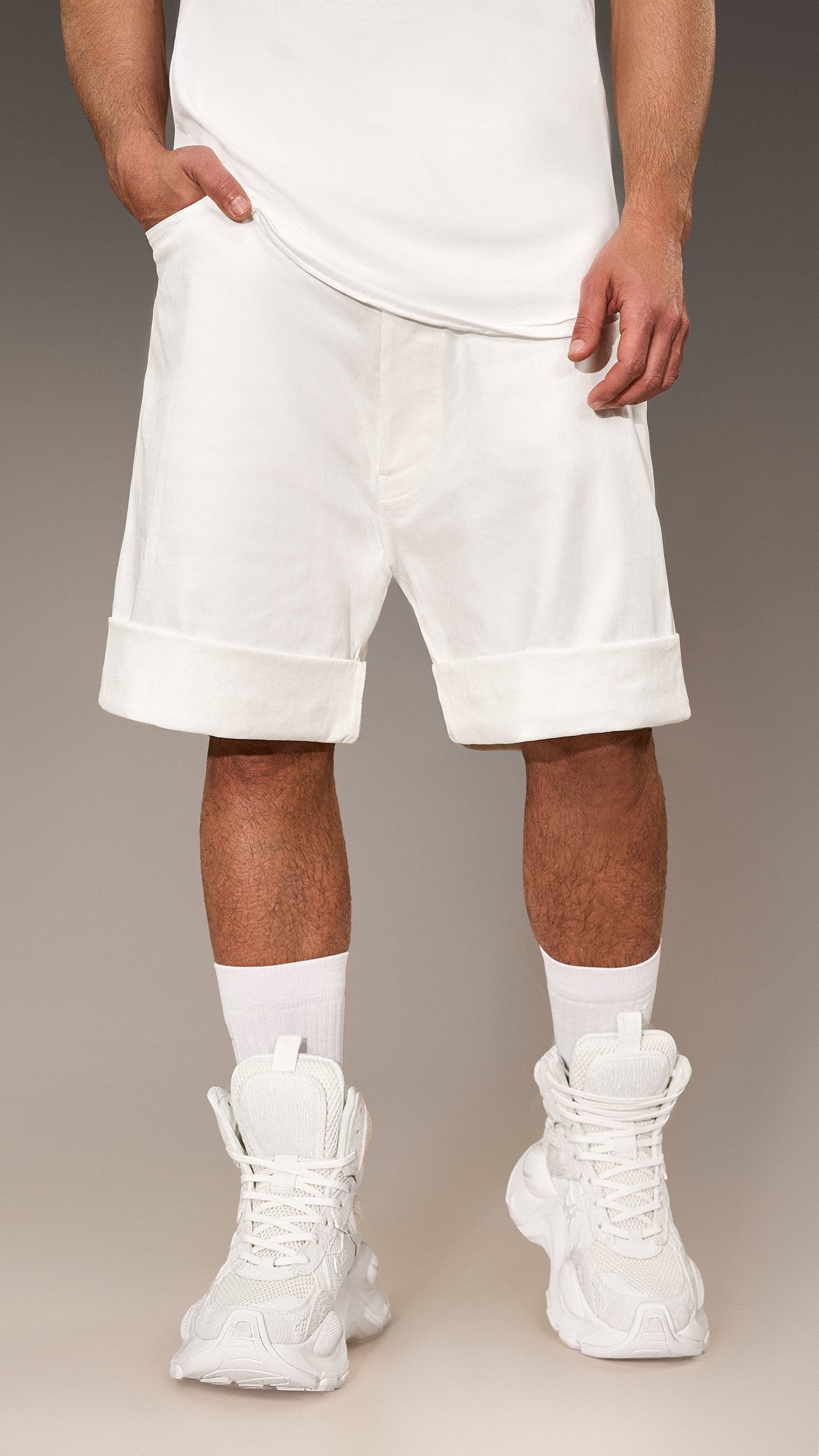 Jeansowe bermudy Made by Society - B16202