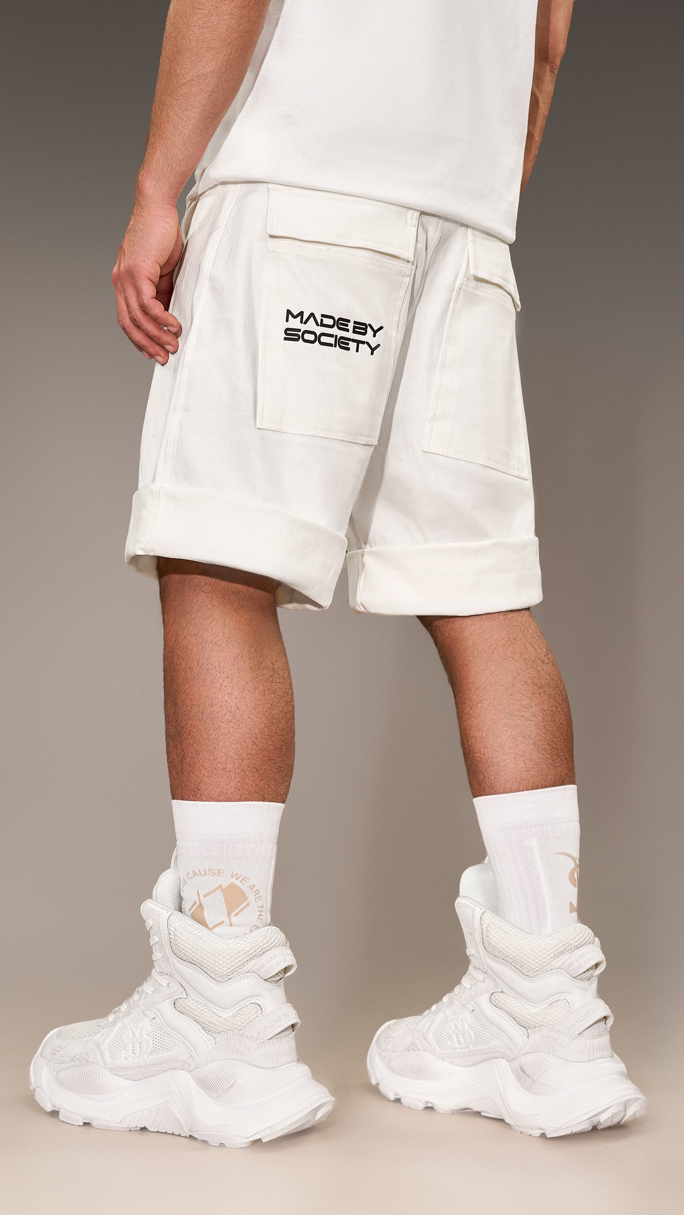 Jeansowe bermudy Made by Society - B16202