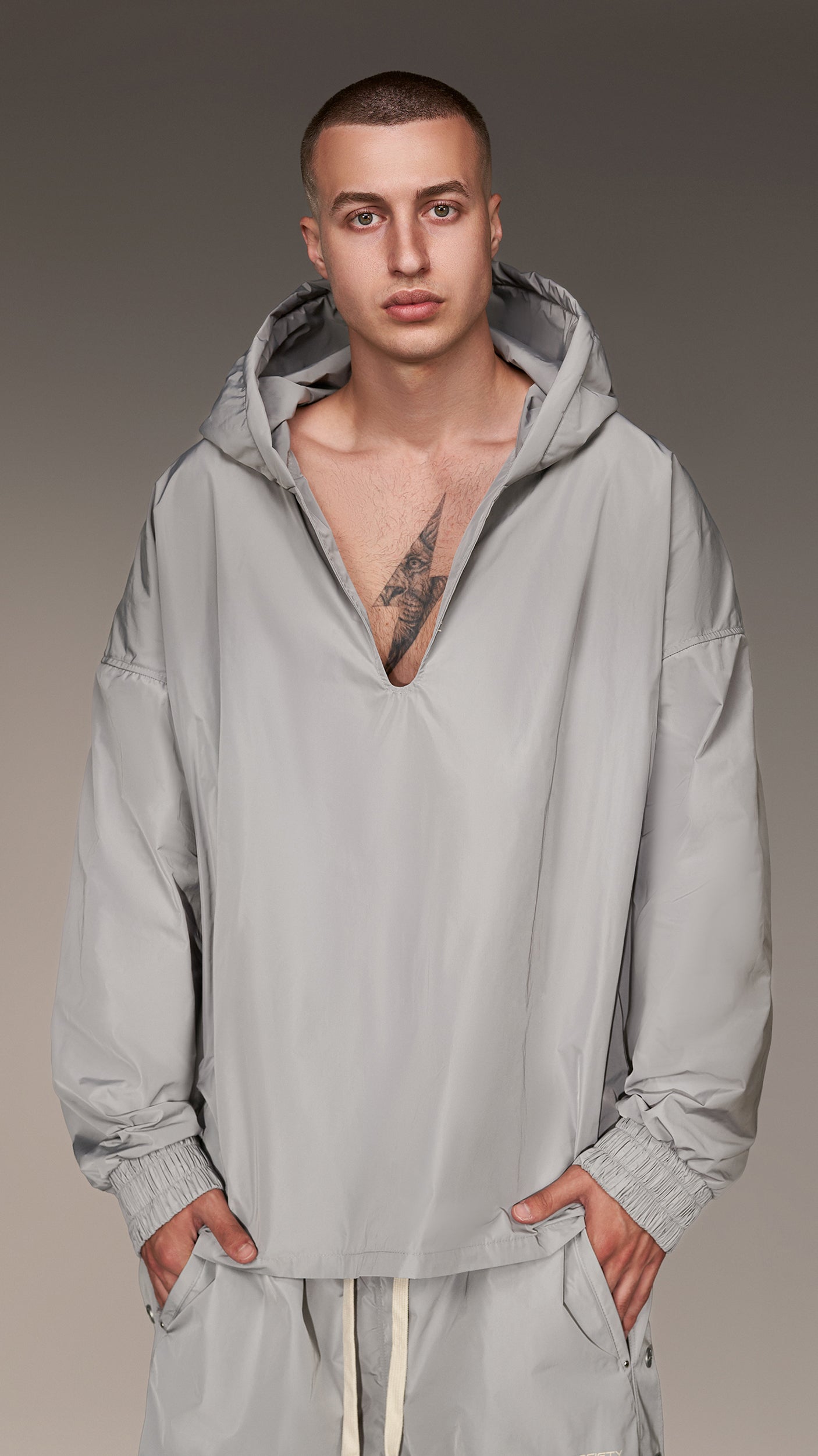 Hanorac cu decolteu - H16473