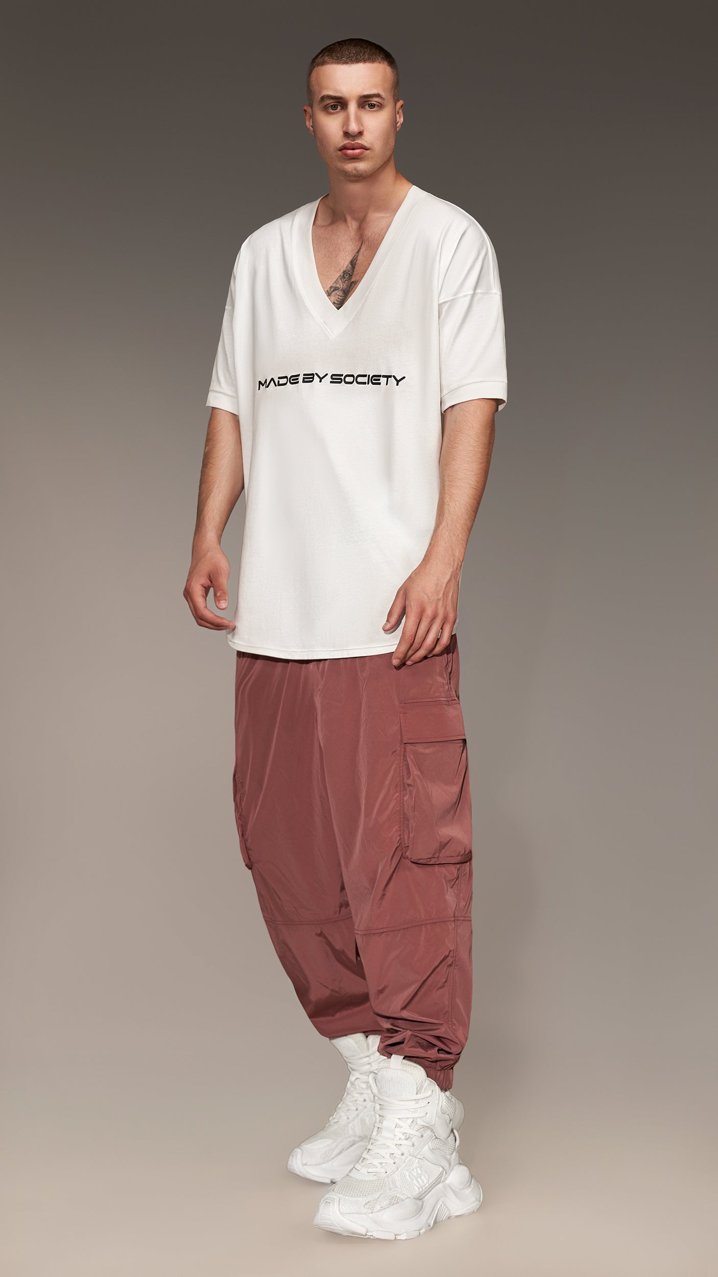 Spodnie joggery - P14350