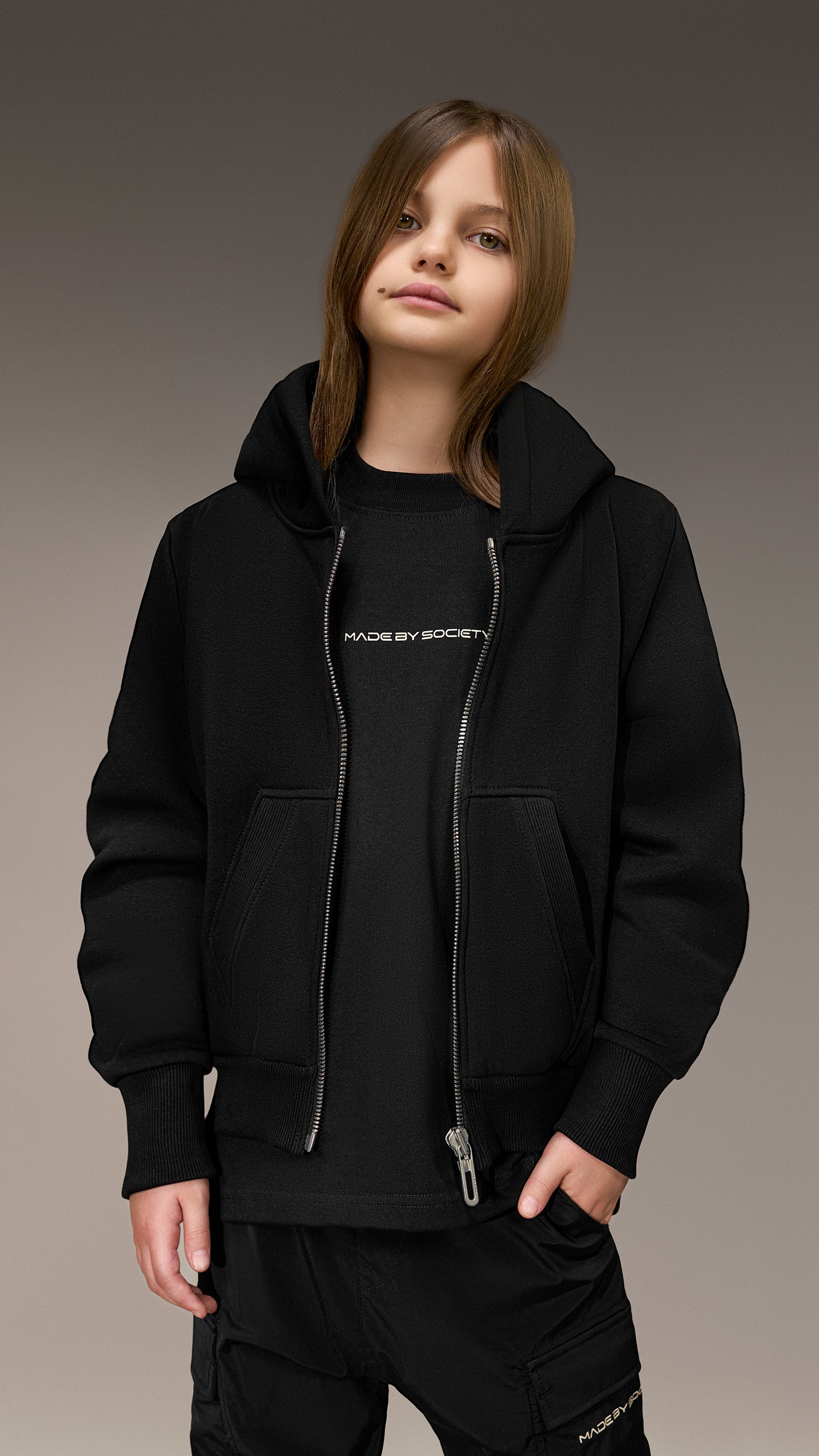 Basic Hoodie "Made by Society" - H36172
