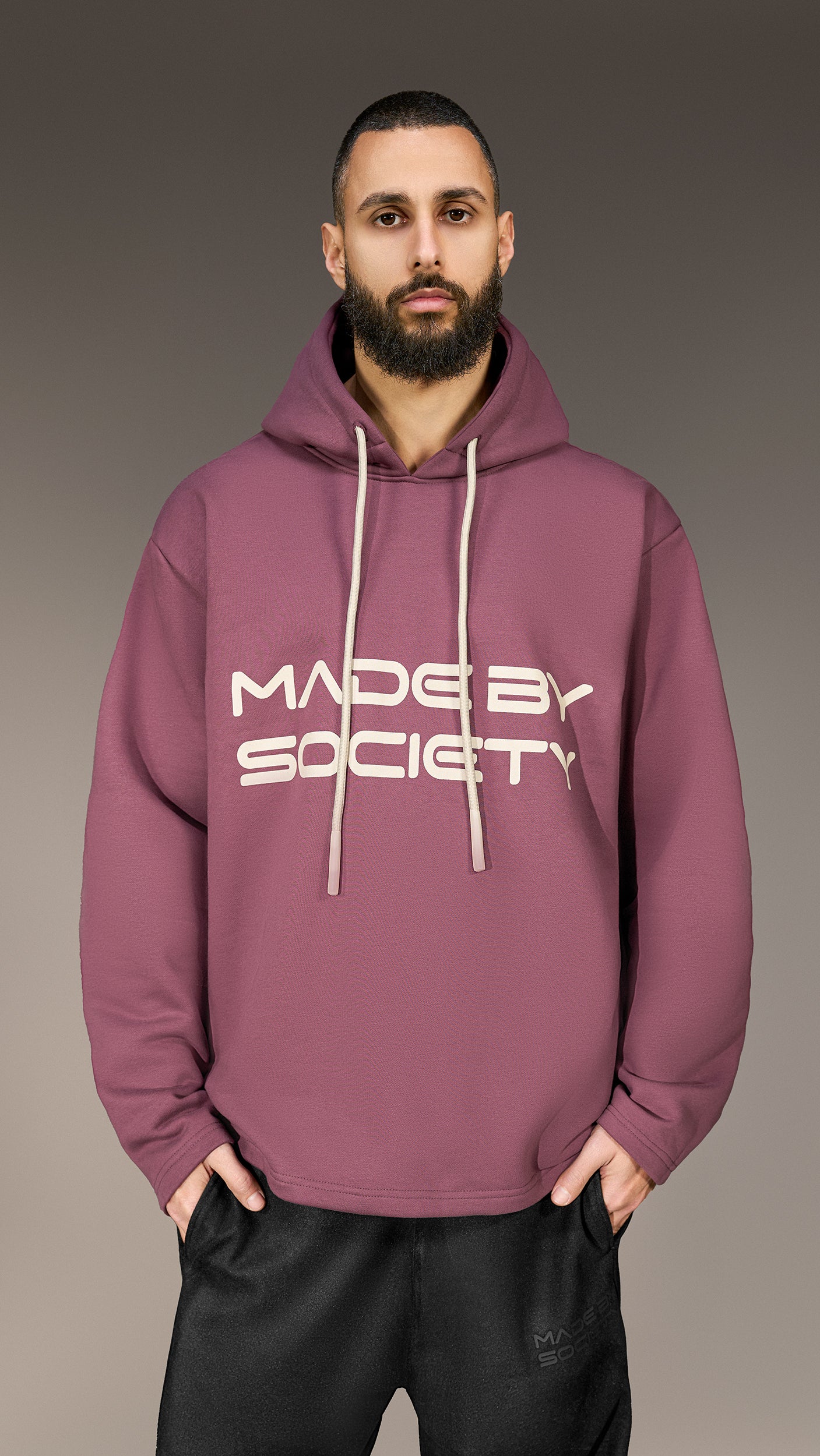 Bluza z kapturem „Made by Society” - H12301