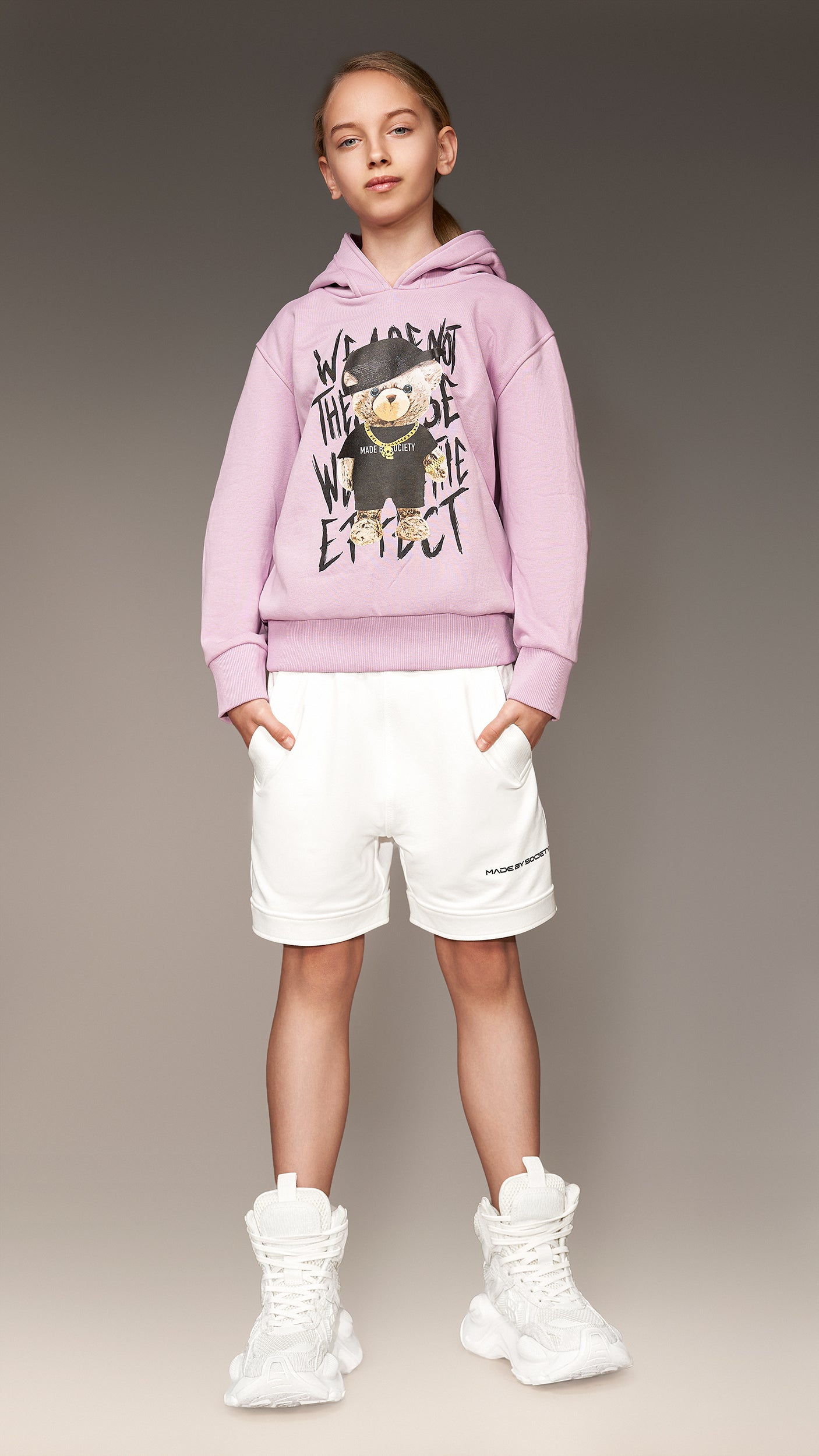 Bluza z kapturem Bear - H33961