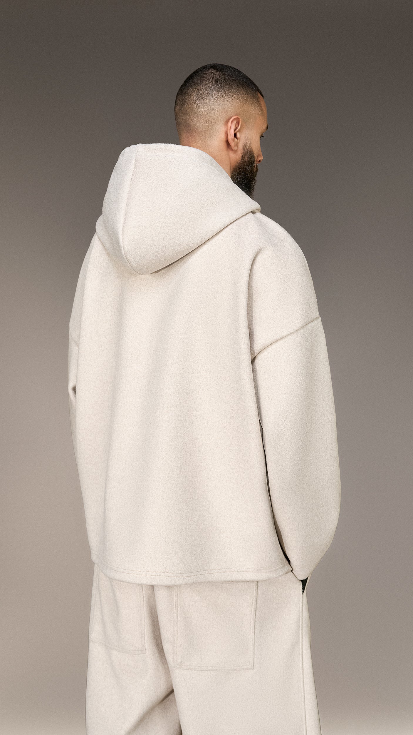 Oversizedowy bluza "Made by Society" - H15996