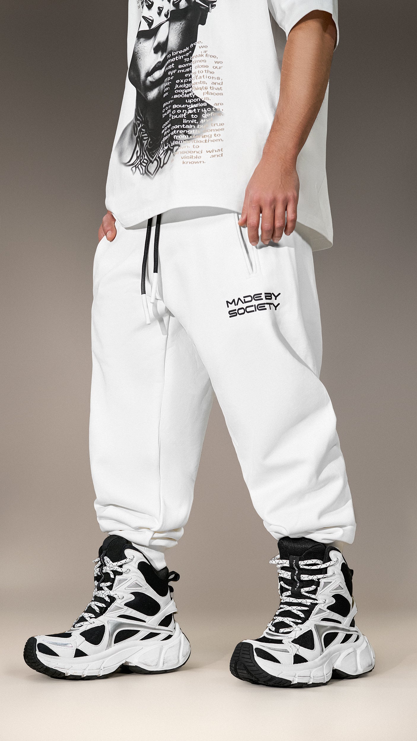 Spodnie „Made by Society” - P15556