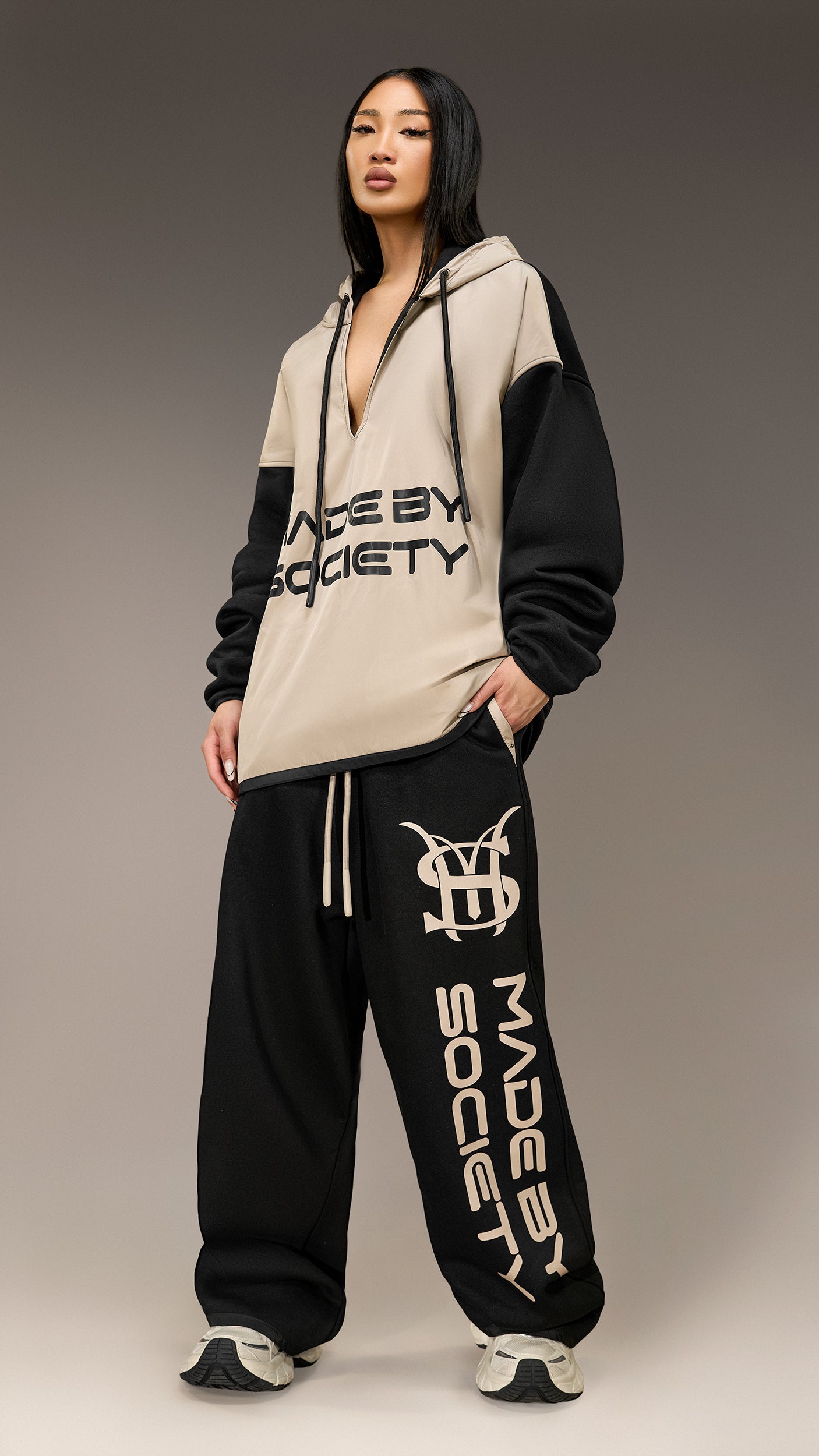 Spodnie Oversized Made By Society – P26030