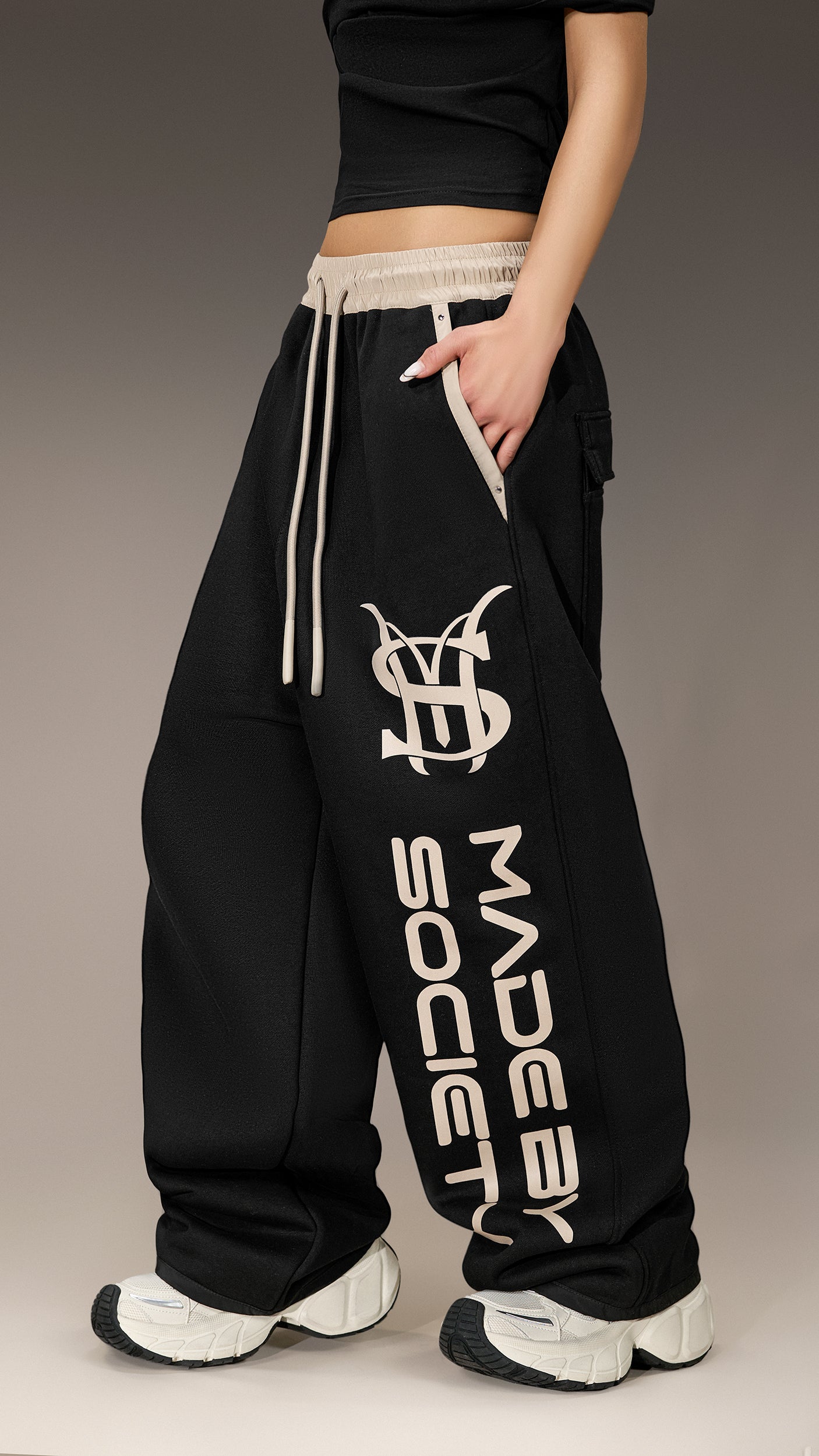 Spodnie Oversized Made By Society – P26030