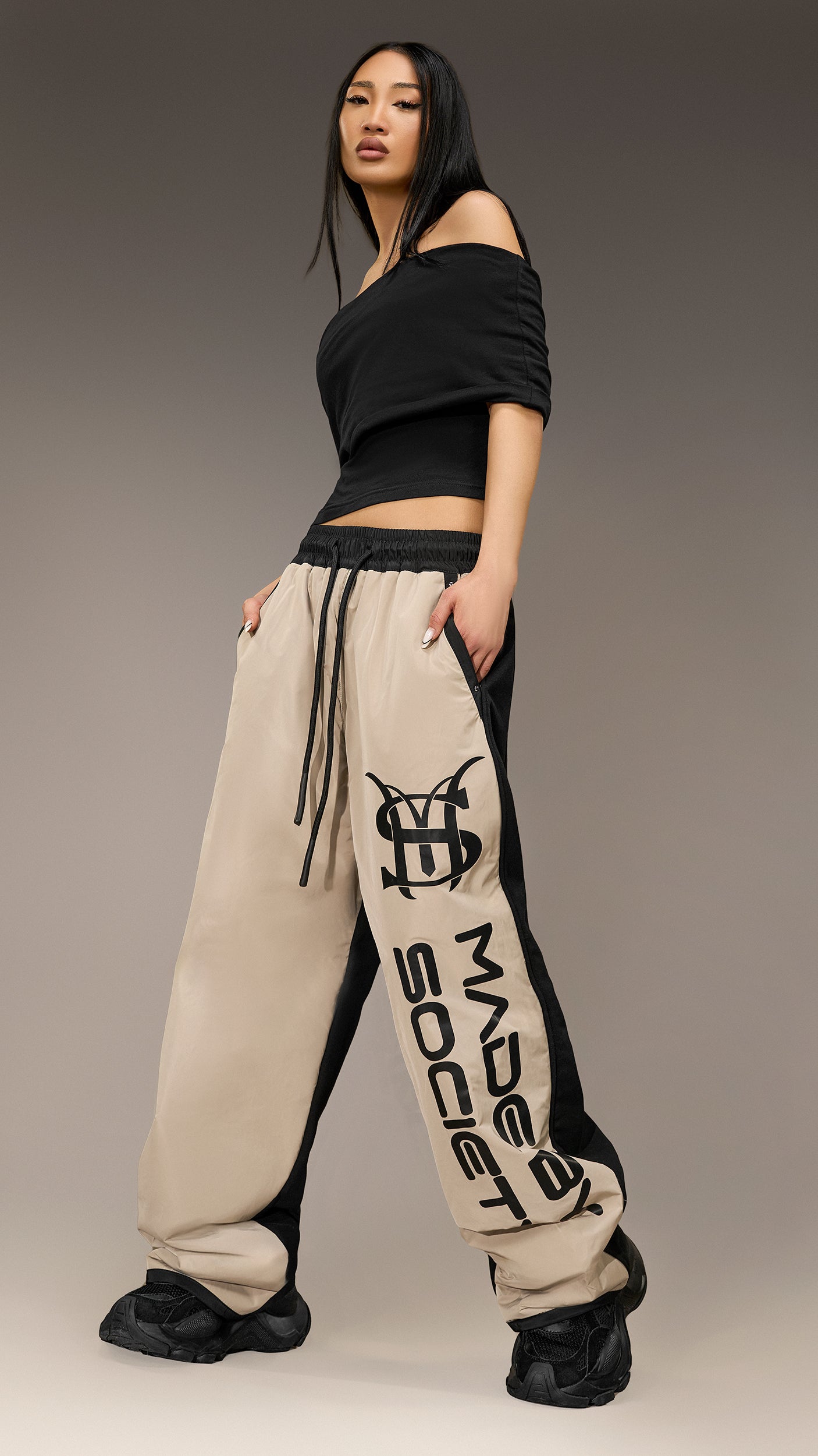 Spodnie Oversized Made By Society – P26043