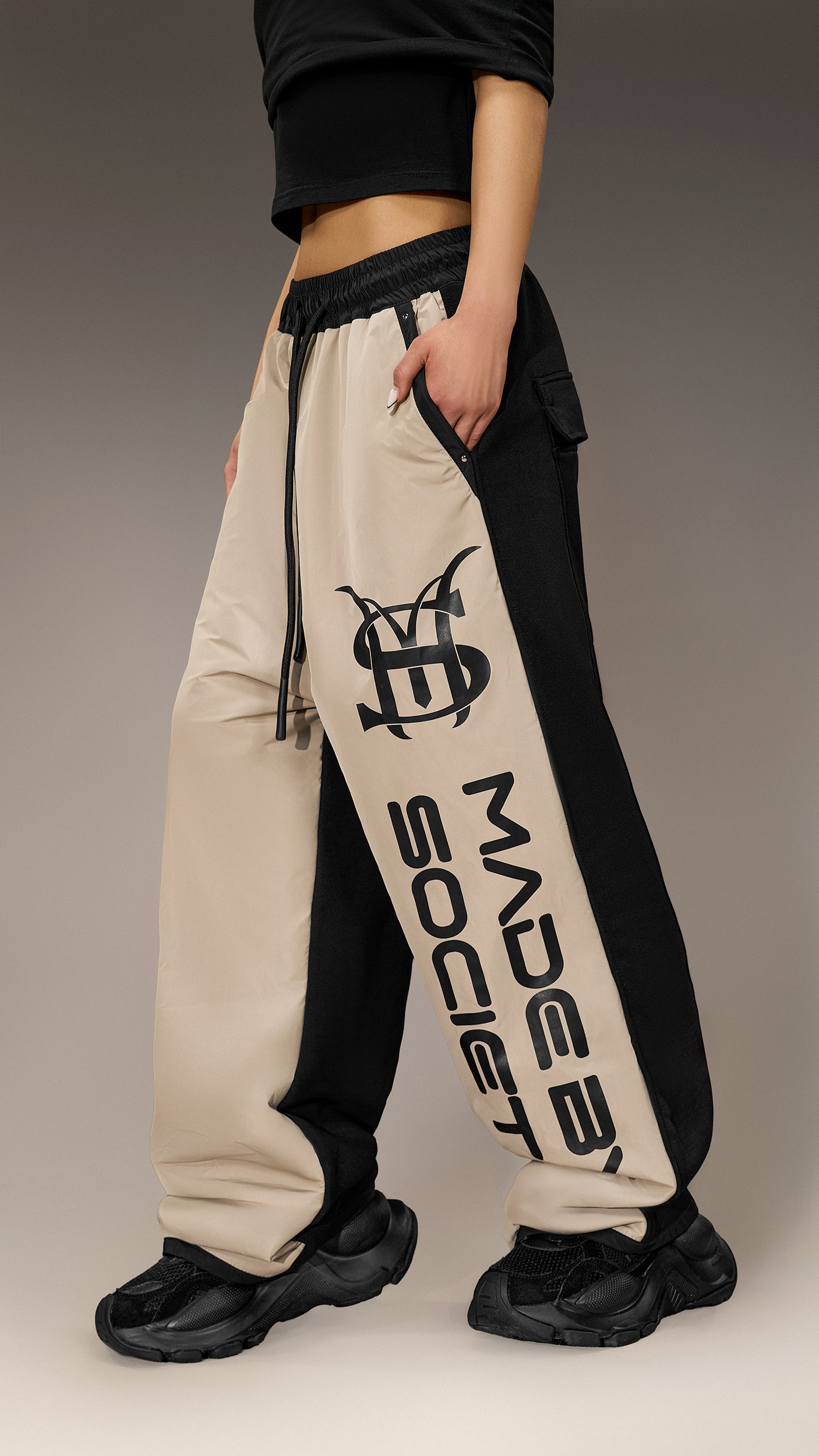 Spodnie Oversized Made By Society – P26043
