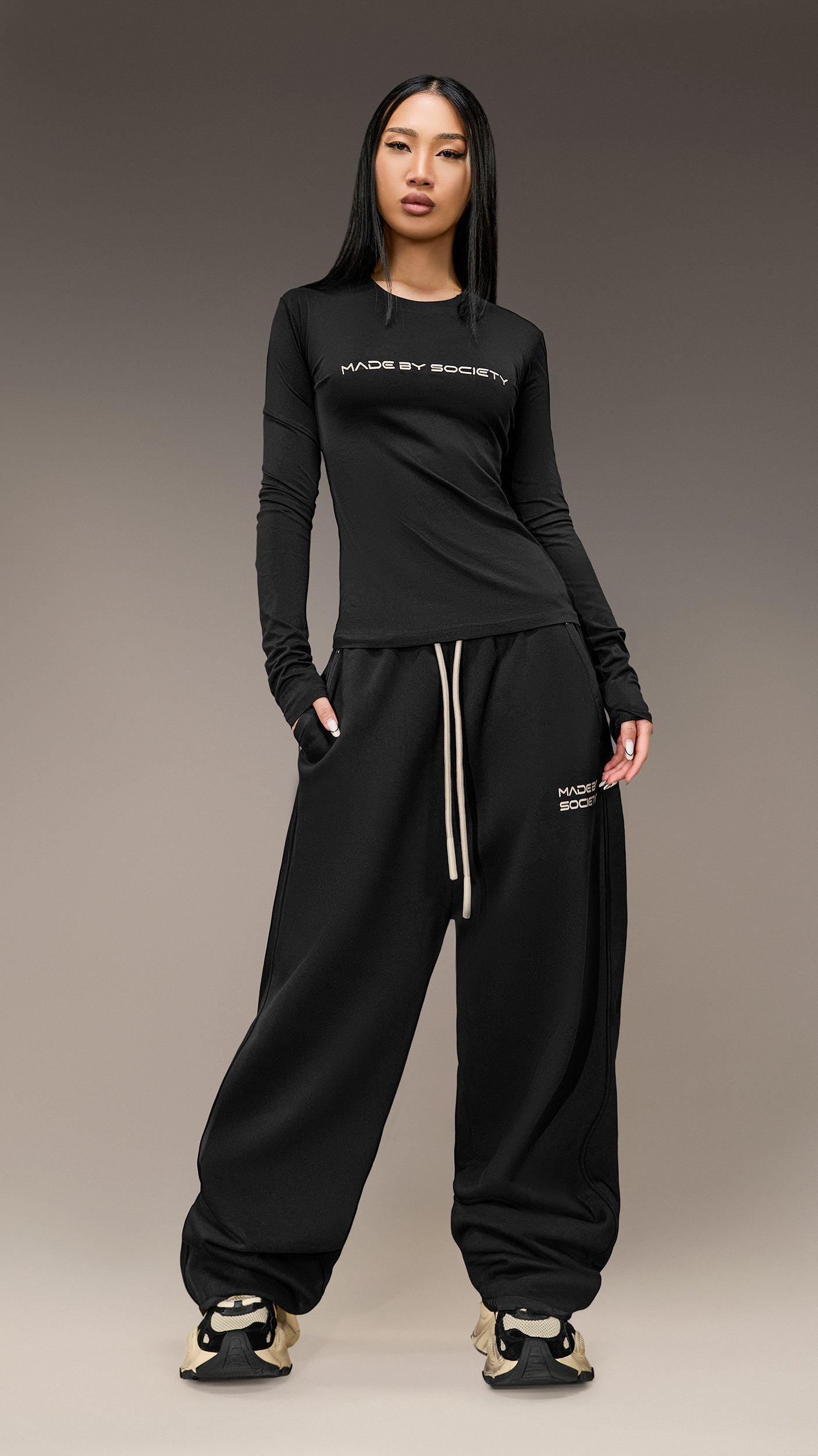Spodnie Oversized Made By Society – P26032
