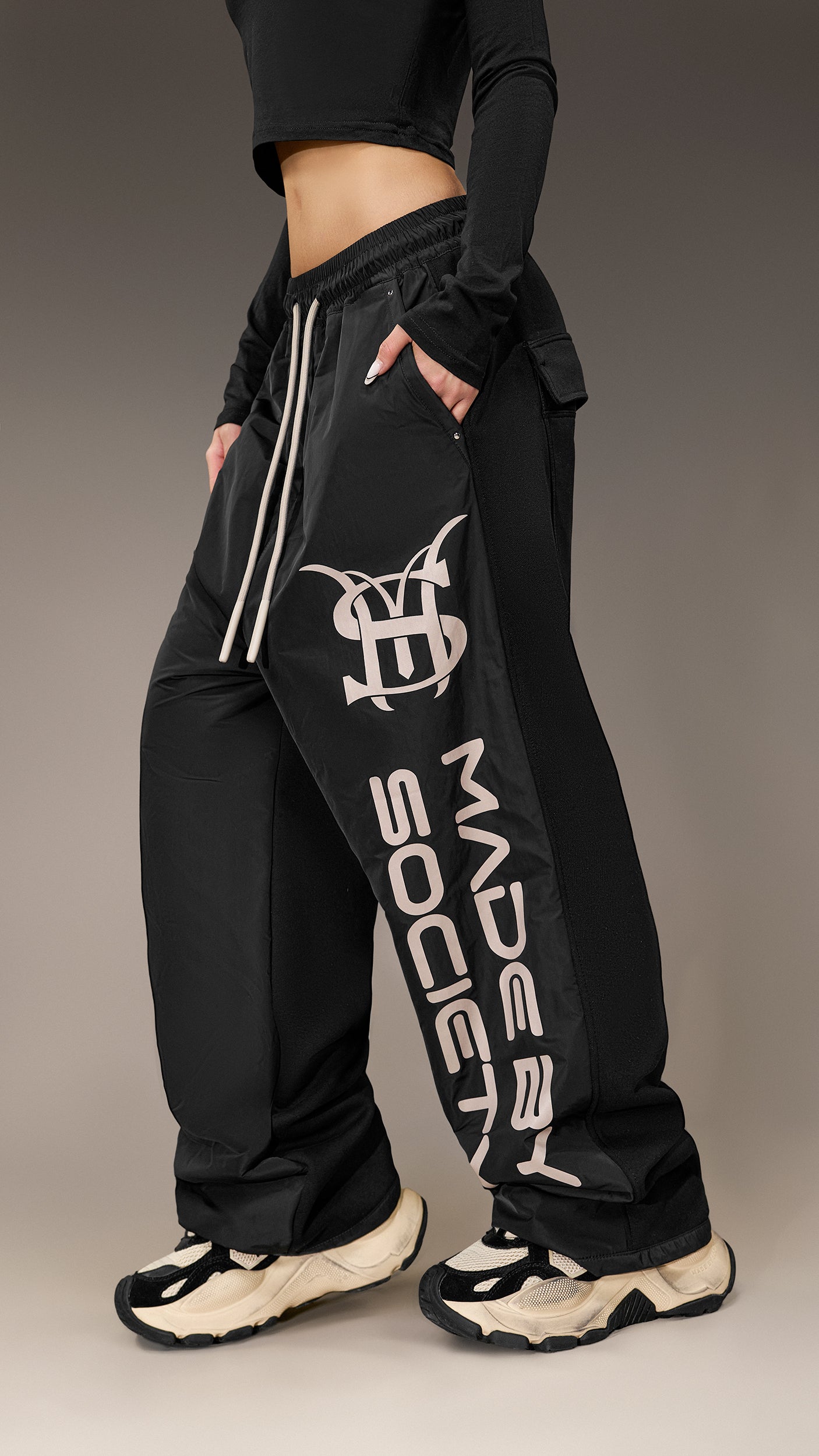 Spodnie Oversized Made By Society – P26045