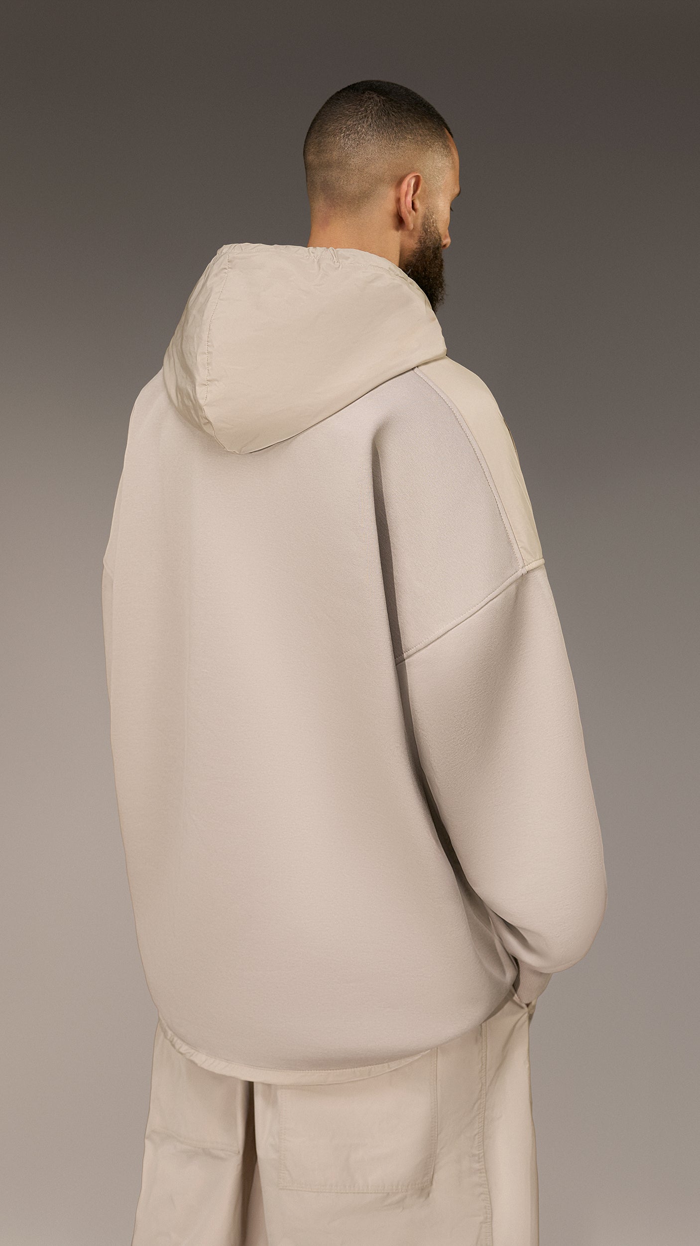 Oversized Hoodie "Made by Society" - H16085