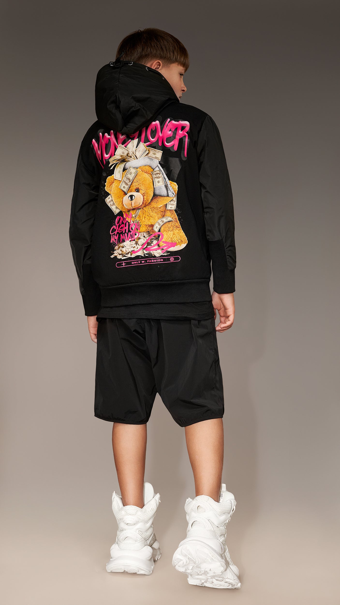 Bluza z kapturem dla miłośników pieniędzy - H34922