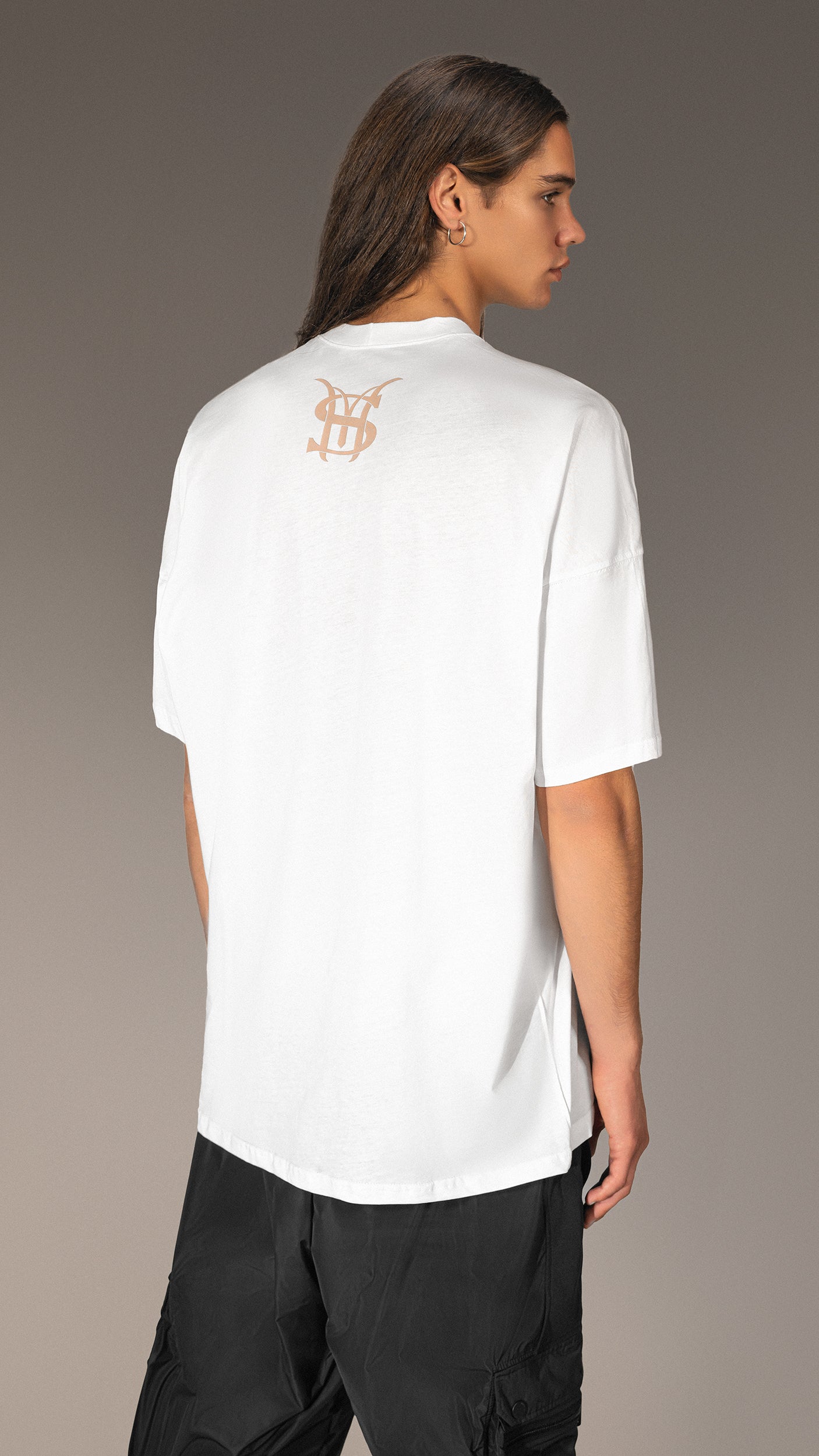 Biały T-shirt Made by Society - T15655