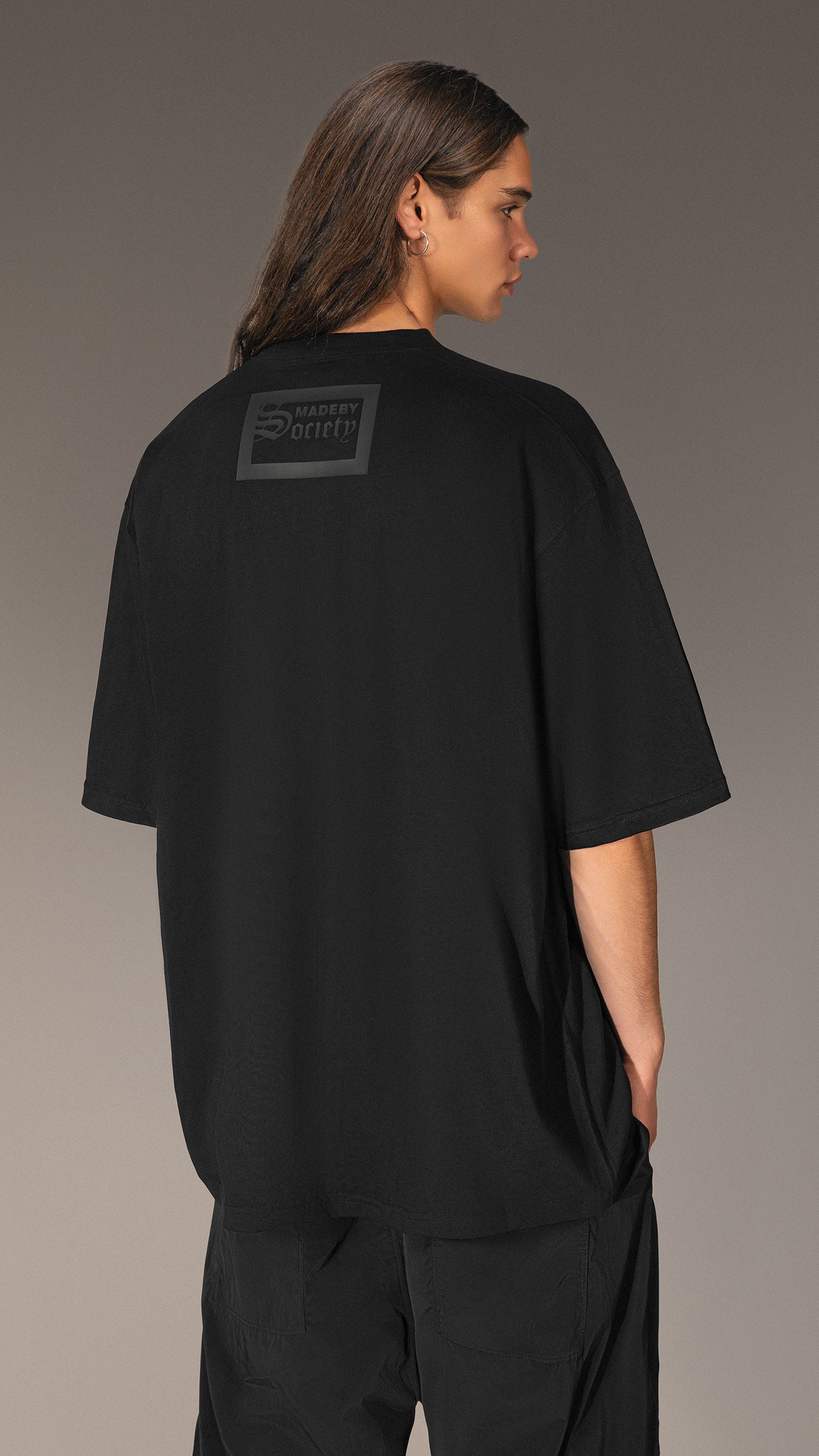 Oversized T-shirt "MADE BY SOCIETY" - T15731