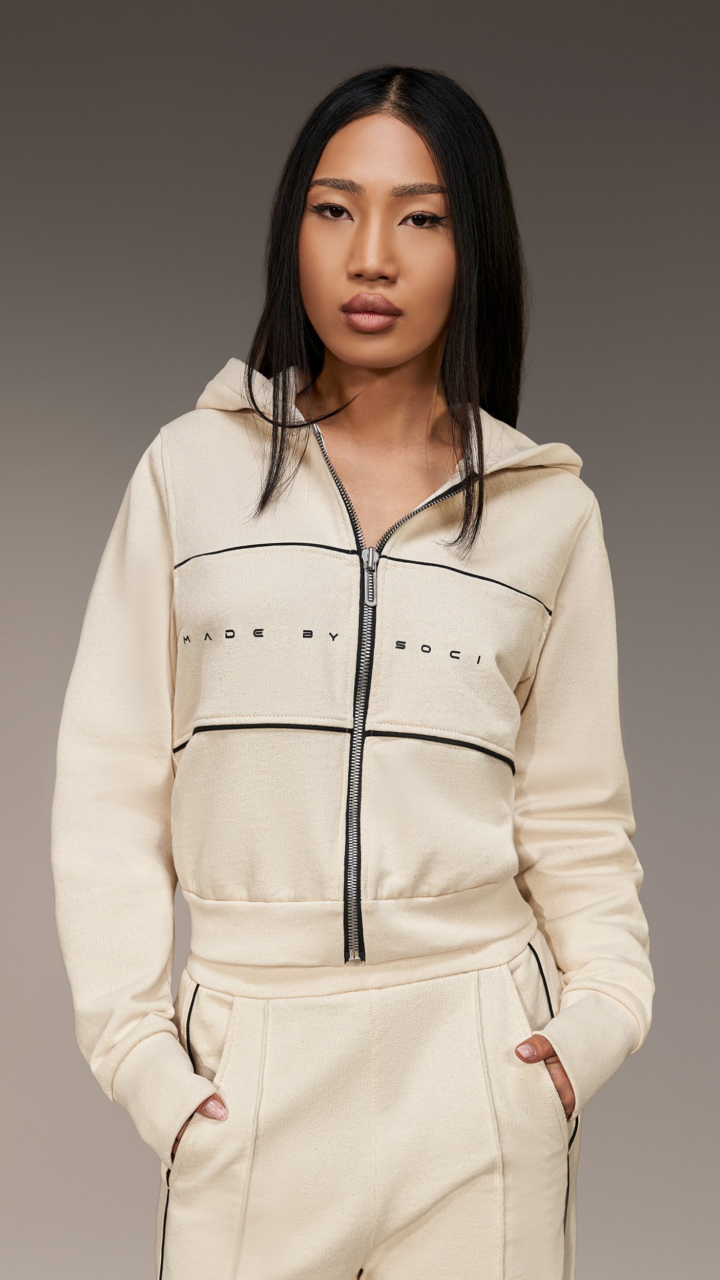Bluza z kapturem SOCIETY DEBRIS - H27129