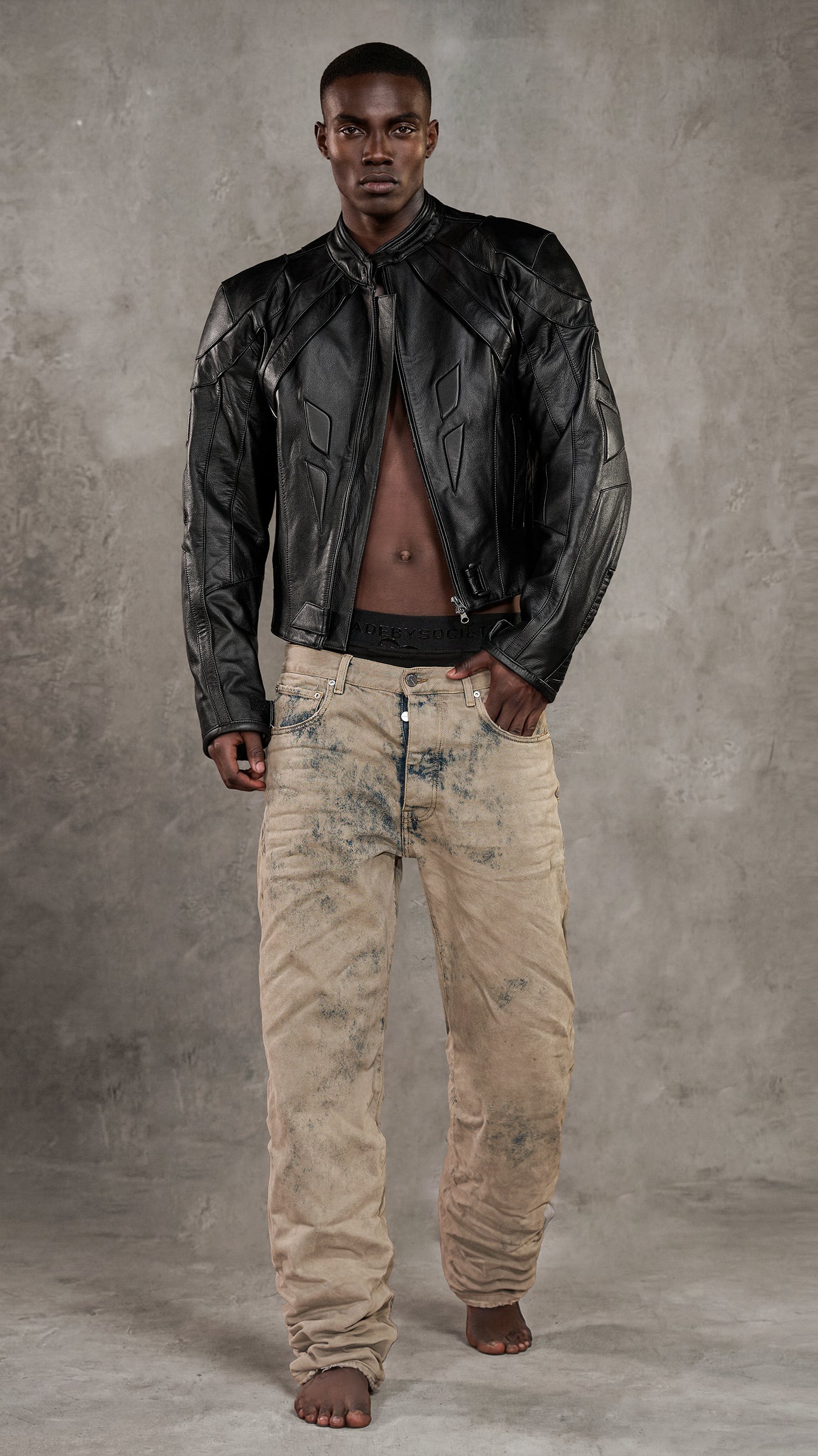 Jeansy DISTORTION WASH - P17238