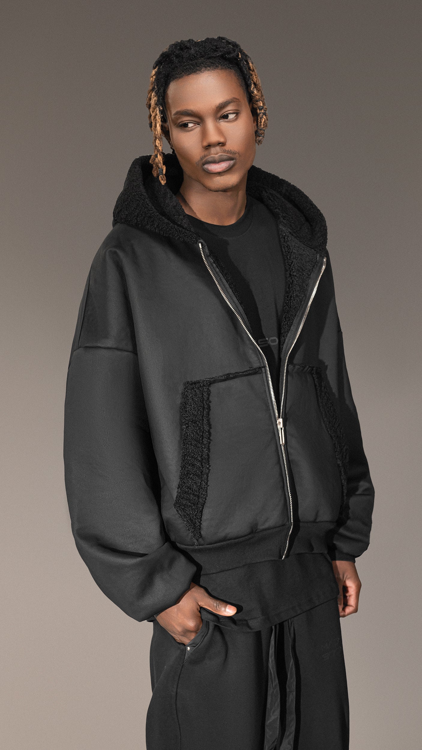 Bluza Oversized „Made By Society” - H14912