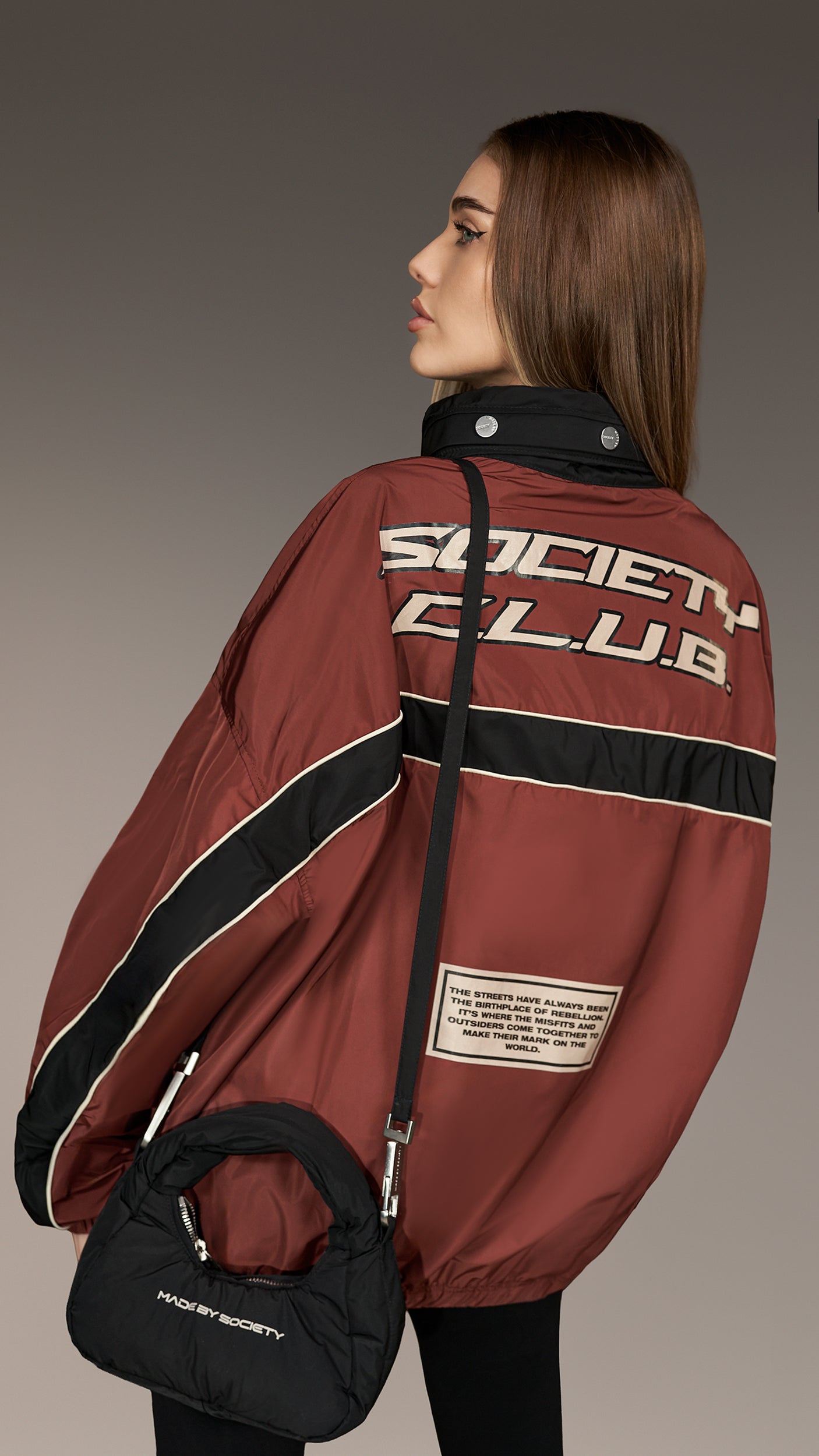 Bluza Burgundy Heritage Flow