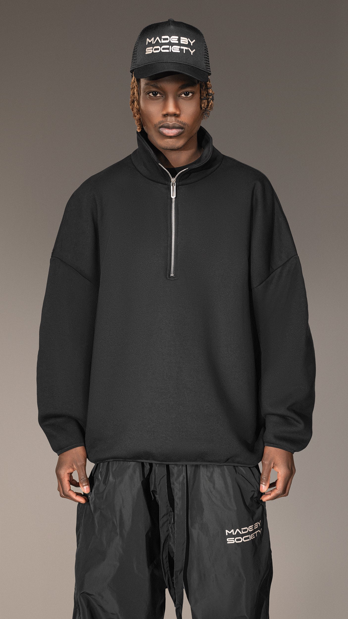 Hanorac cu fermoar - H15766