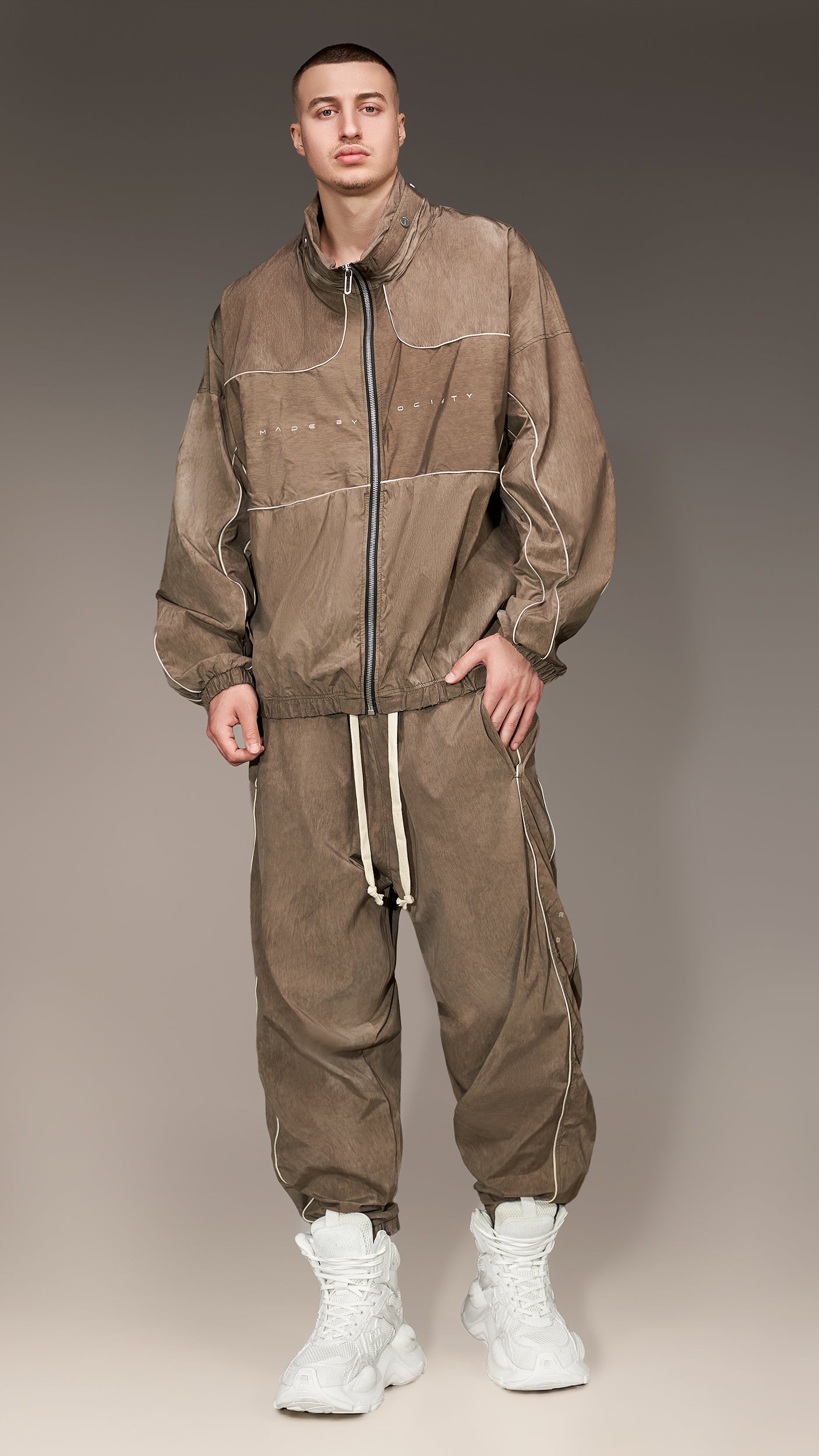 Pantaloni Duo Texture Track