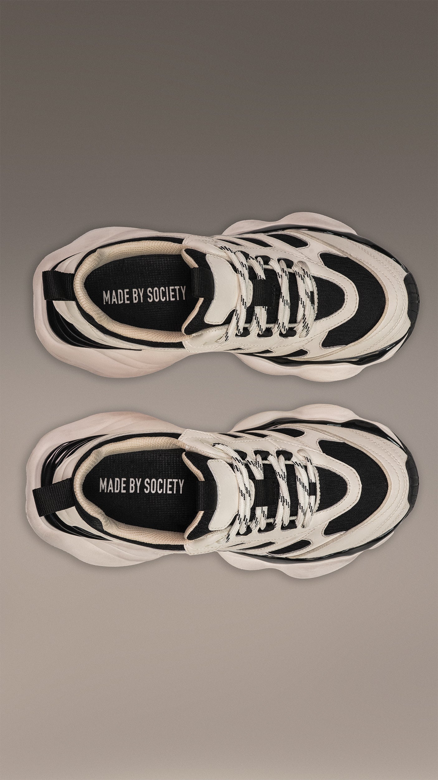 MBS 02 BEIGE/BLACK W - I15966