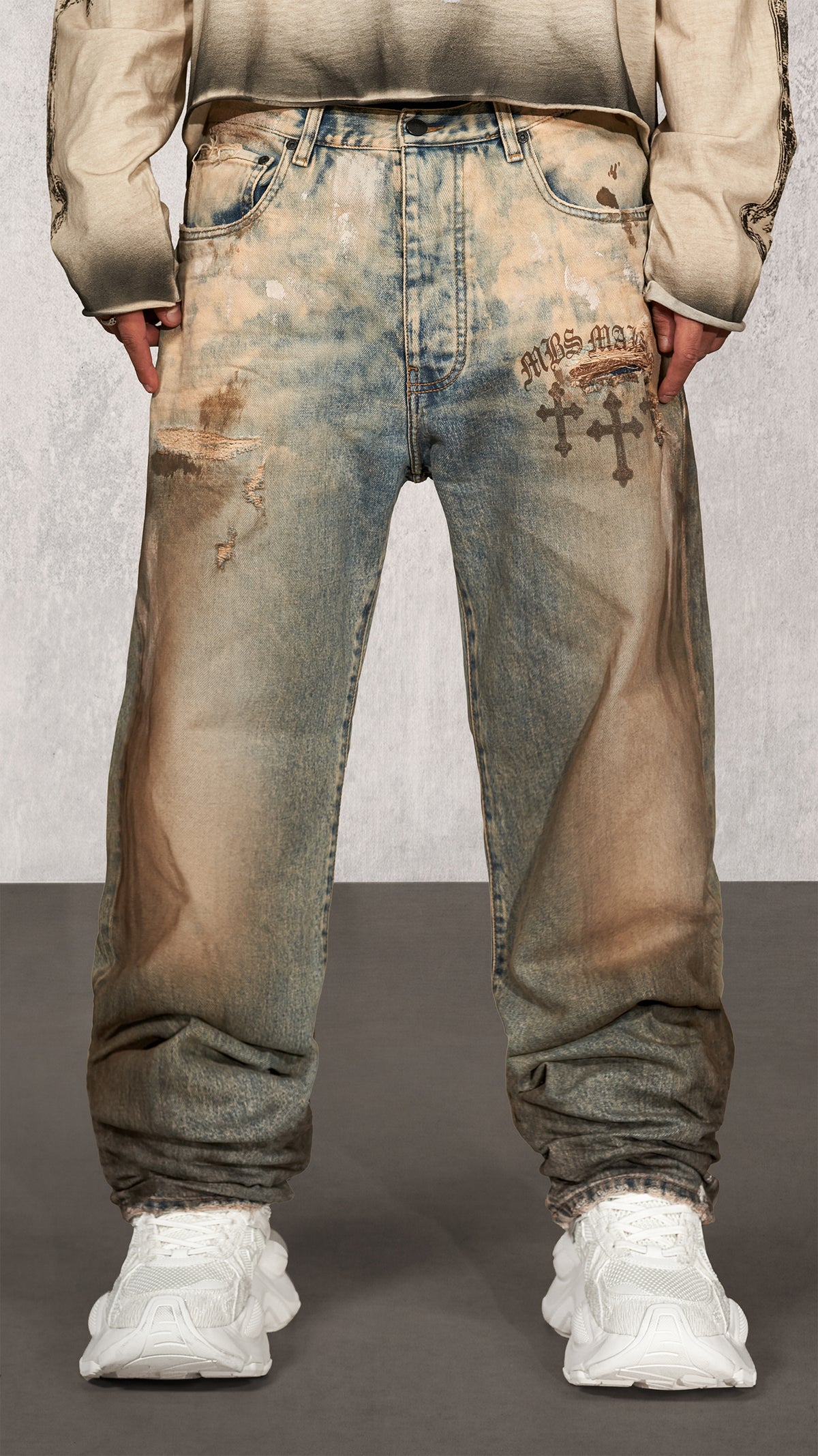 Jeansy ASH-VOLT WIDE - P17240