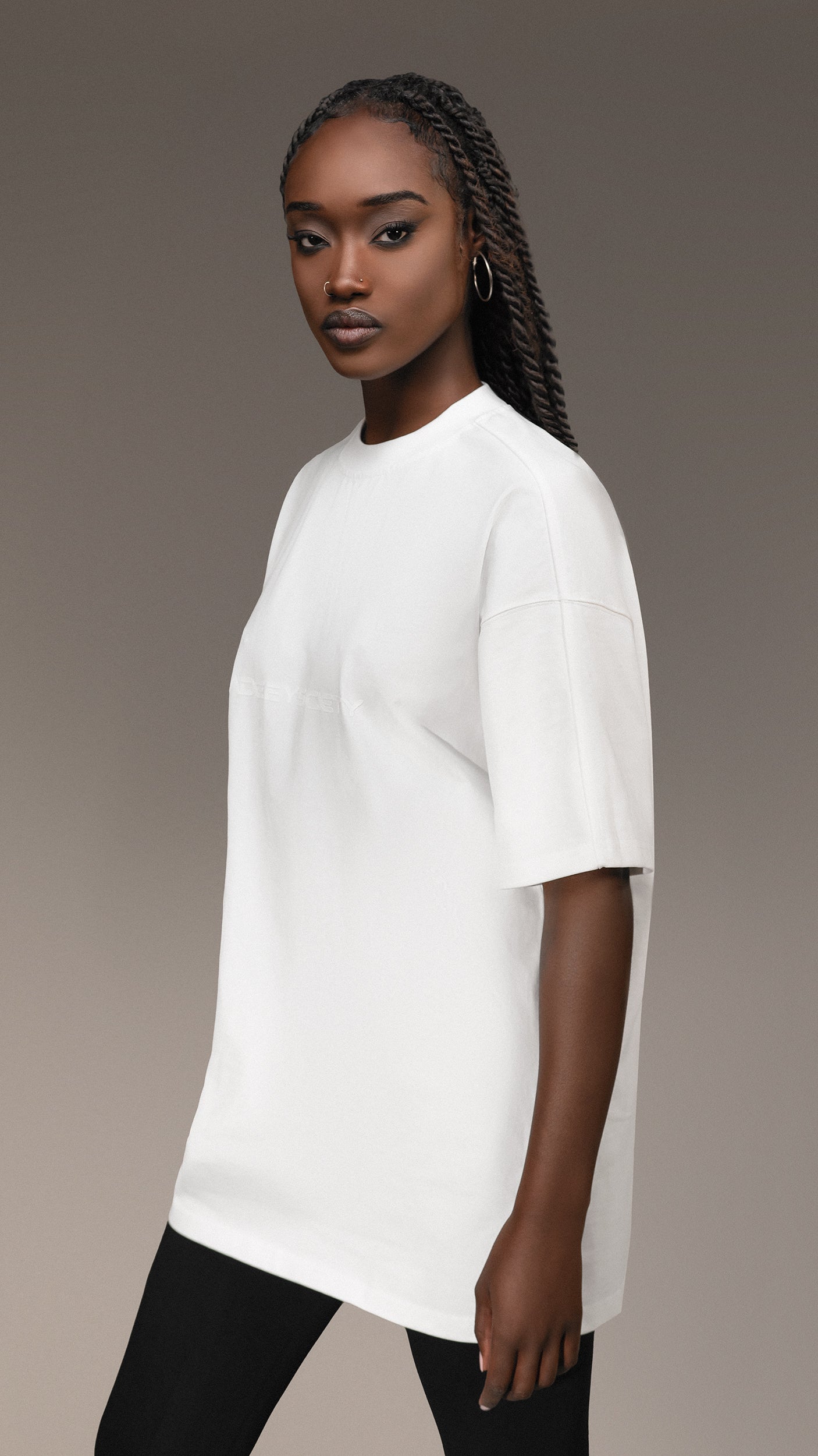 T-shirt oversized "Made By Society" - T25791