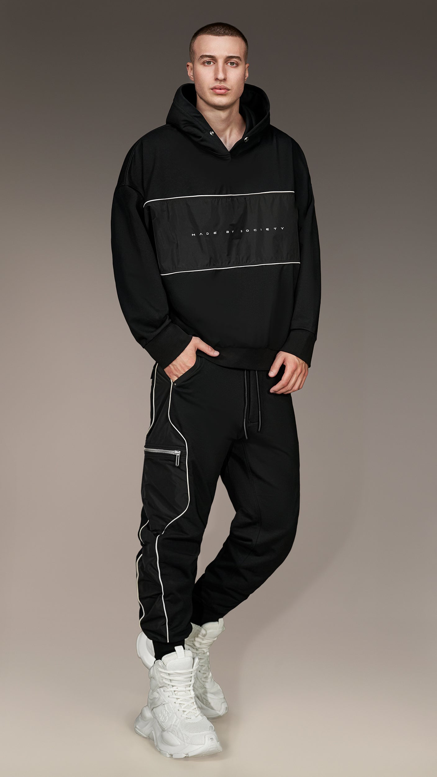 Bluza z kapturem Made by Society - H16844