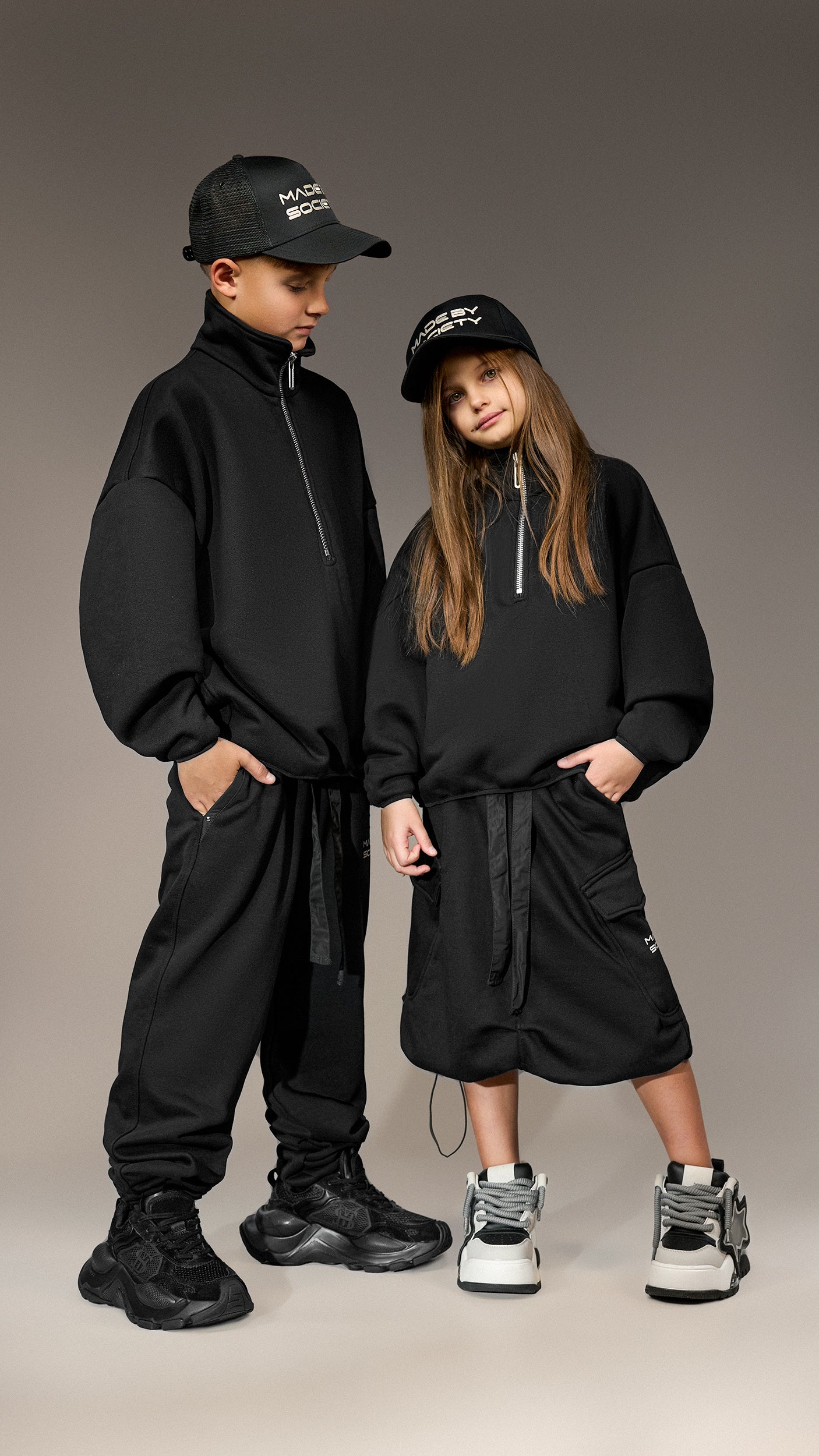 Oversize Bluza „Made by Society” - H35768
