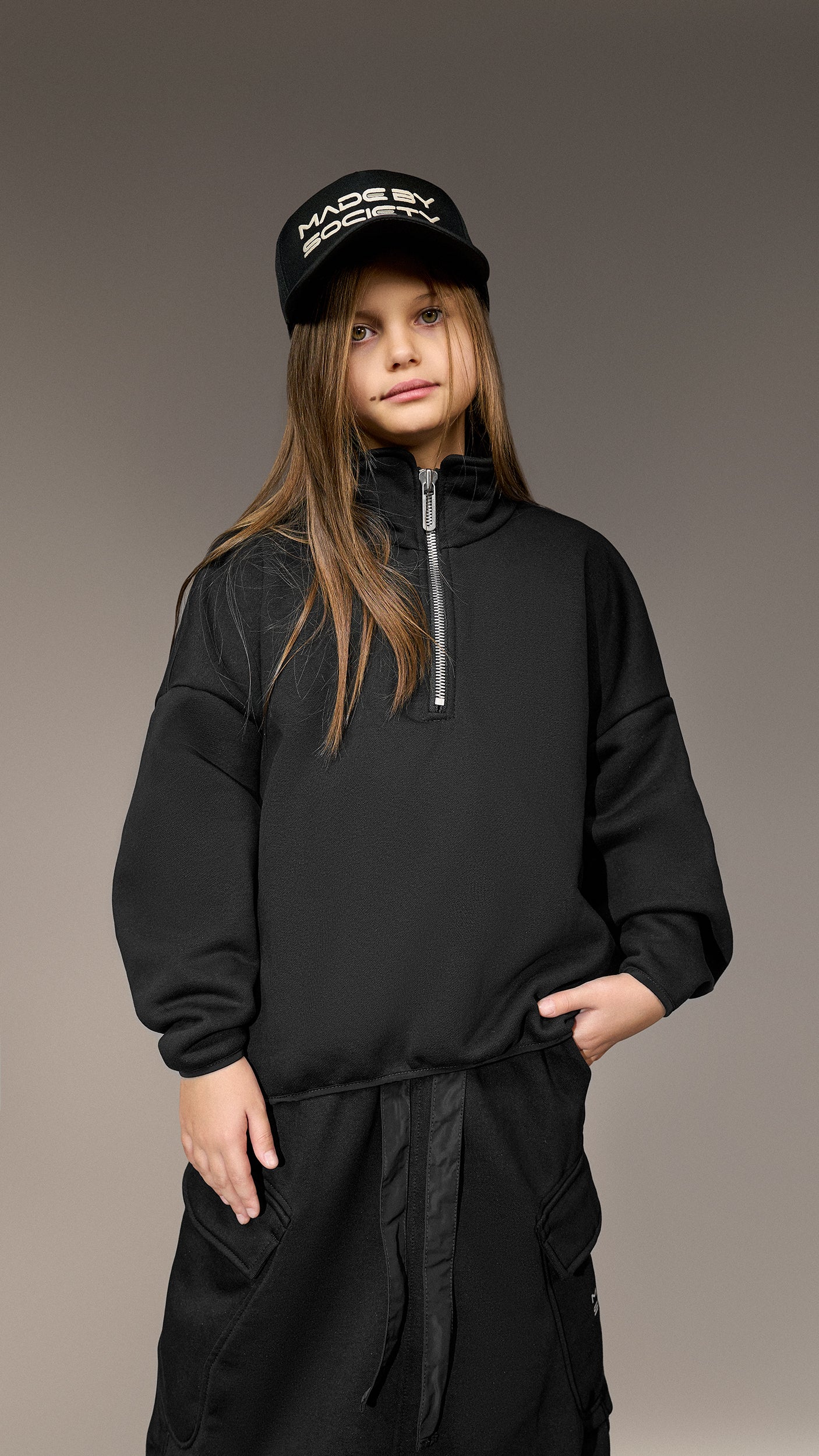 Oversize Bluza „Made by Society” - H35768