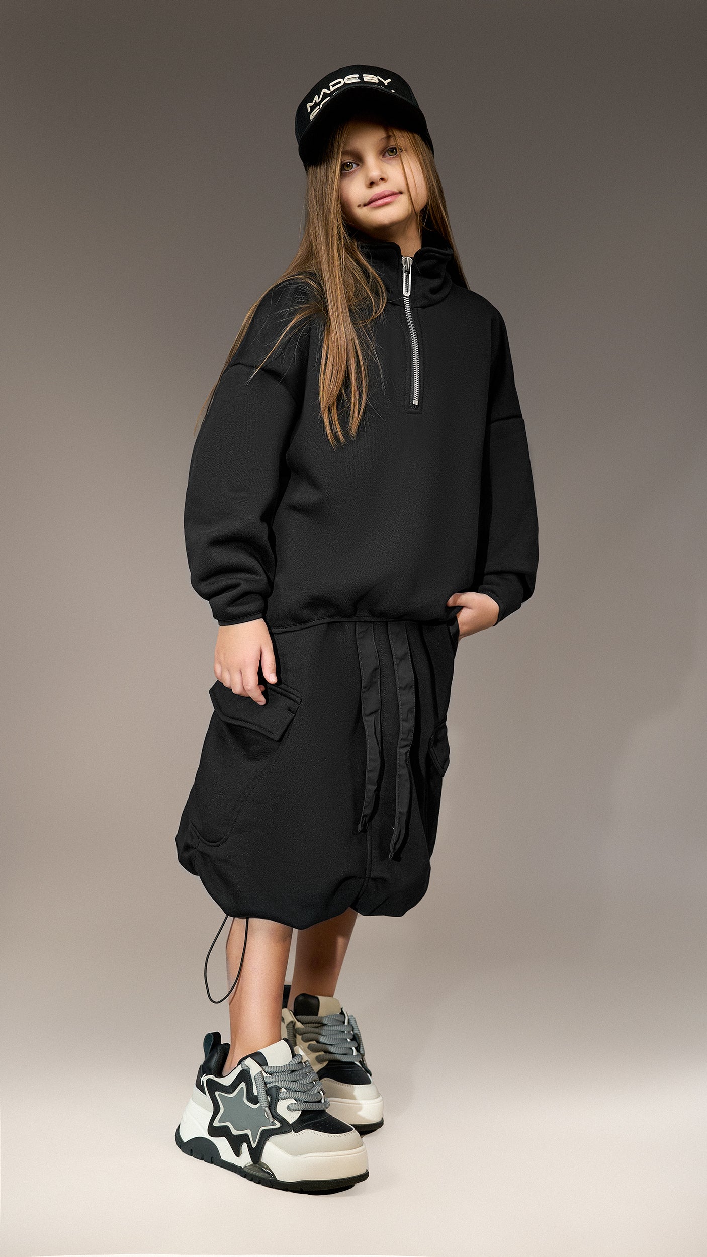 Oversize Bluza „Made by Society” - H35768