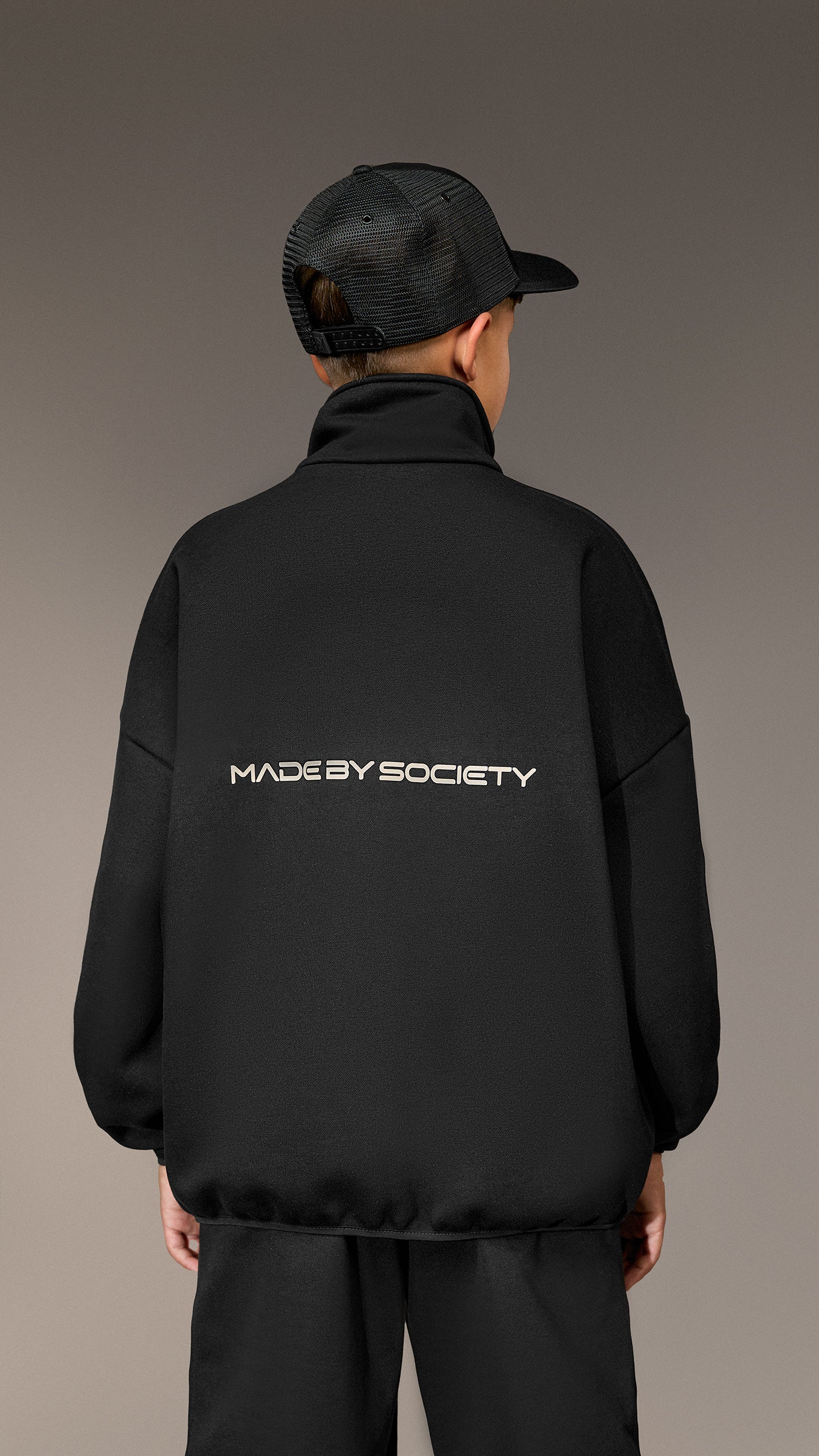 Oversize Bluza „Made by Society” - H35768