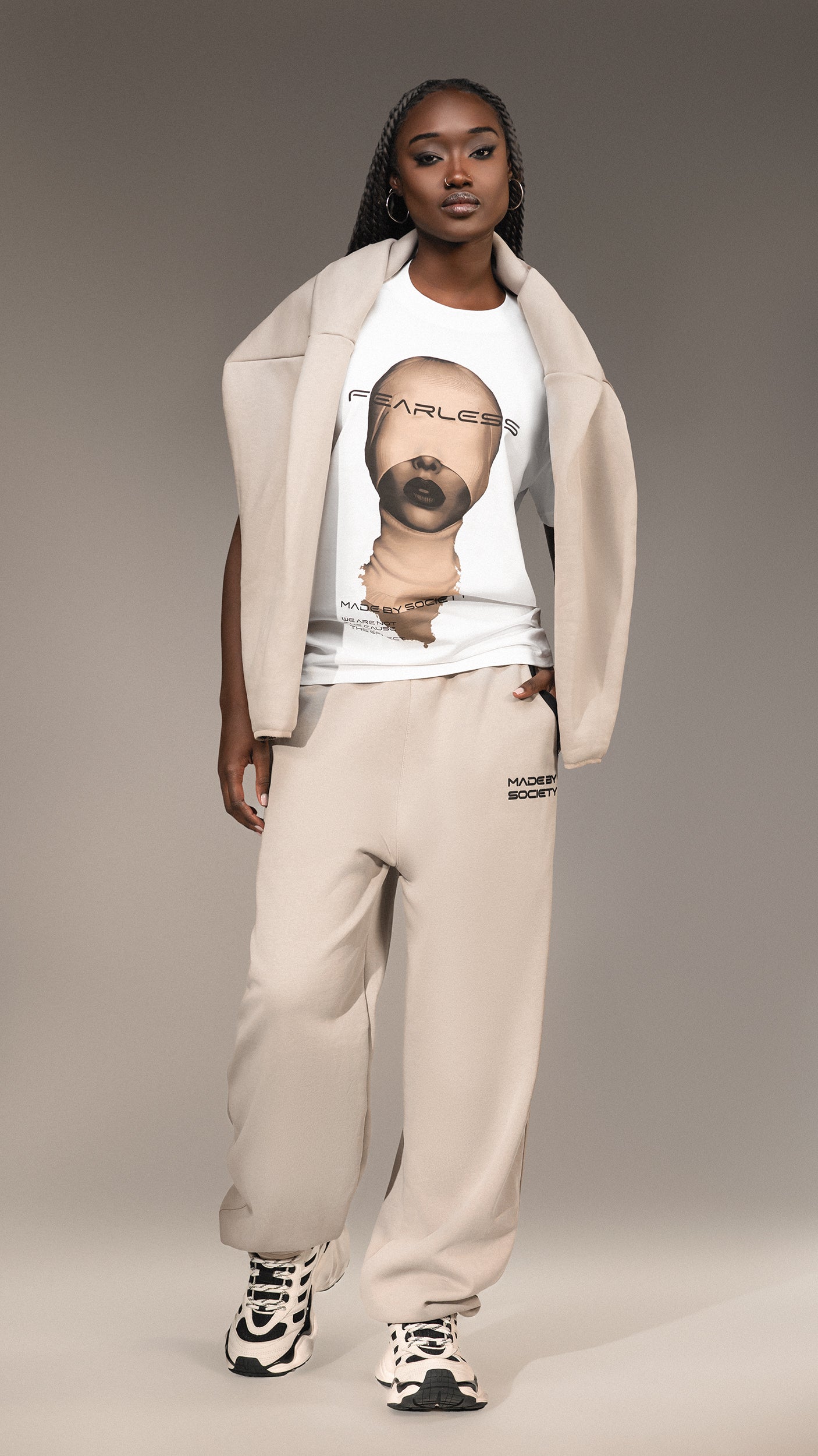 T-shirt „Fearless” Made By Society - T25417