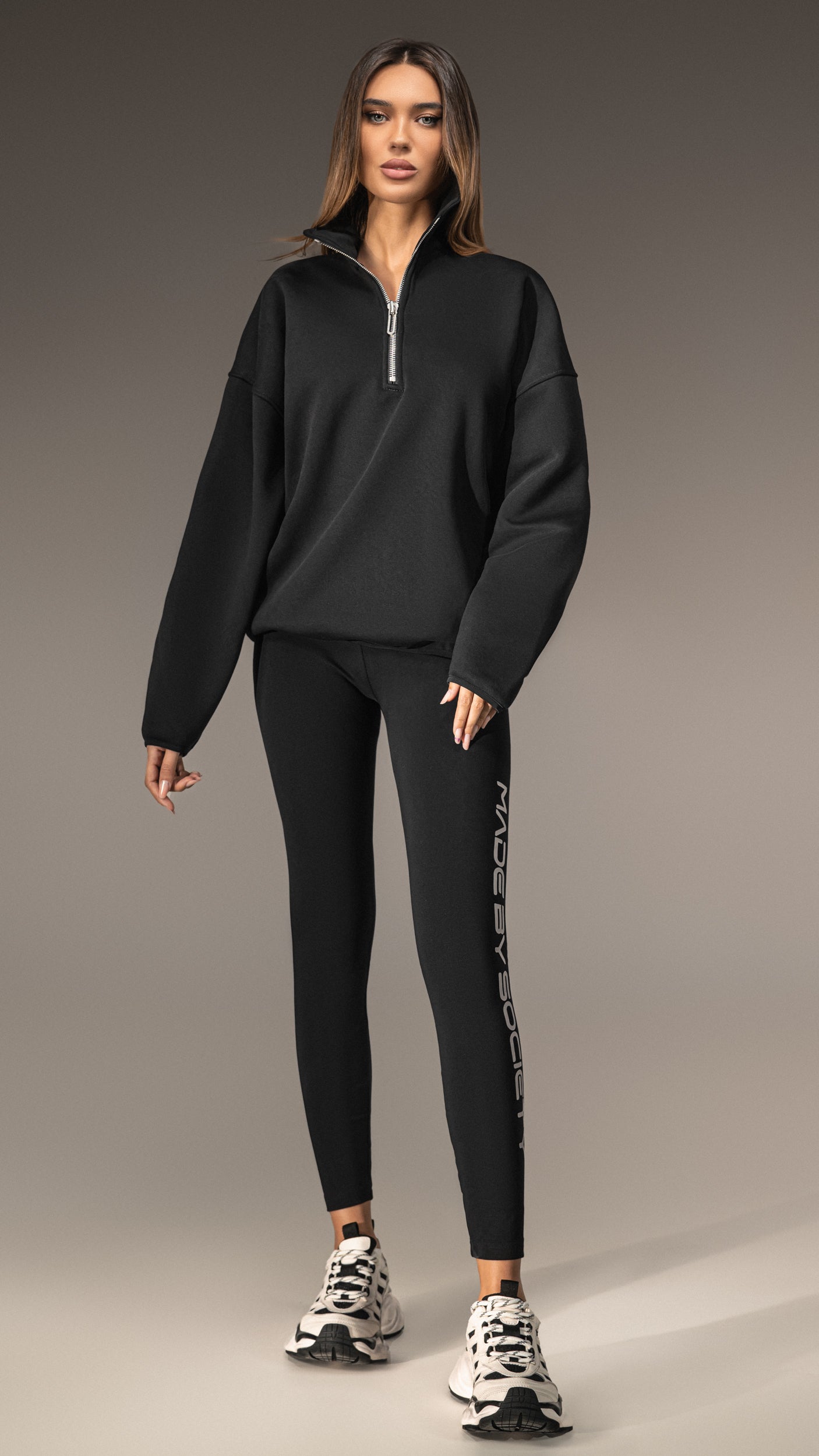 Bluza Oversized „Made by Society” – H25767