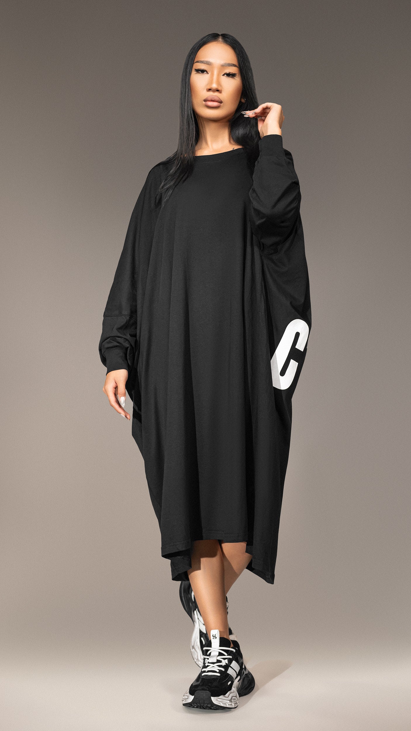 Oversize T-shirt "C'est la vie" - T25529