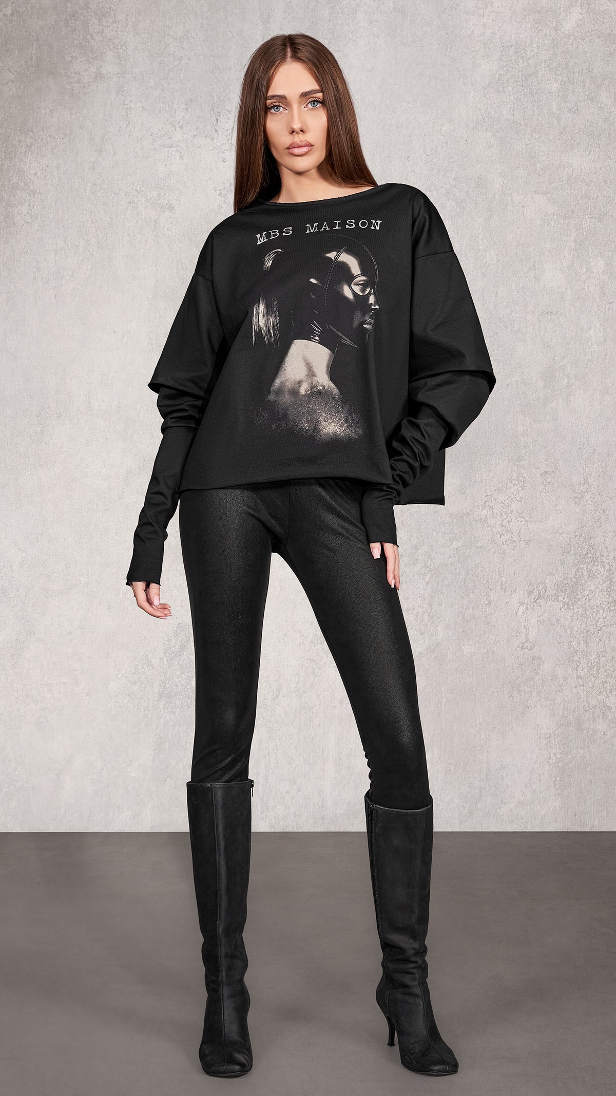 Tricou Masque Layered Black - T28018