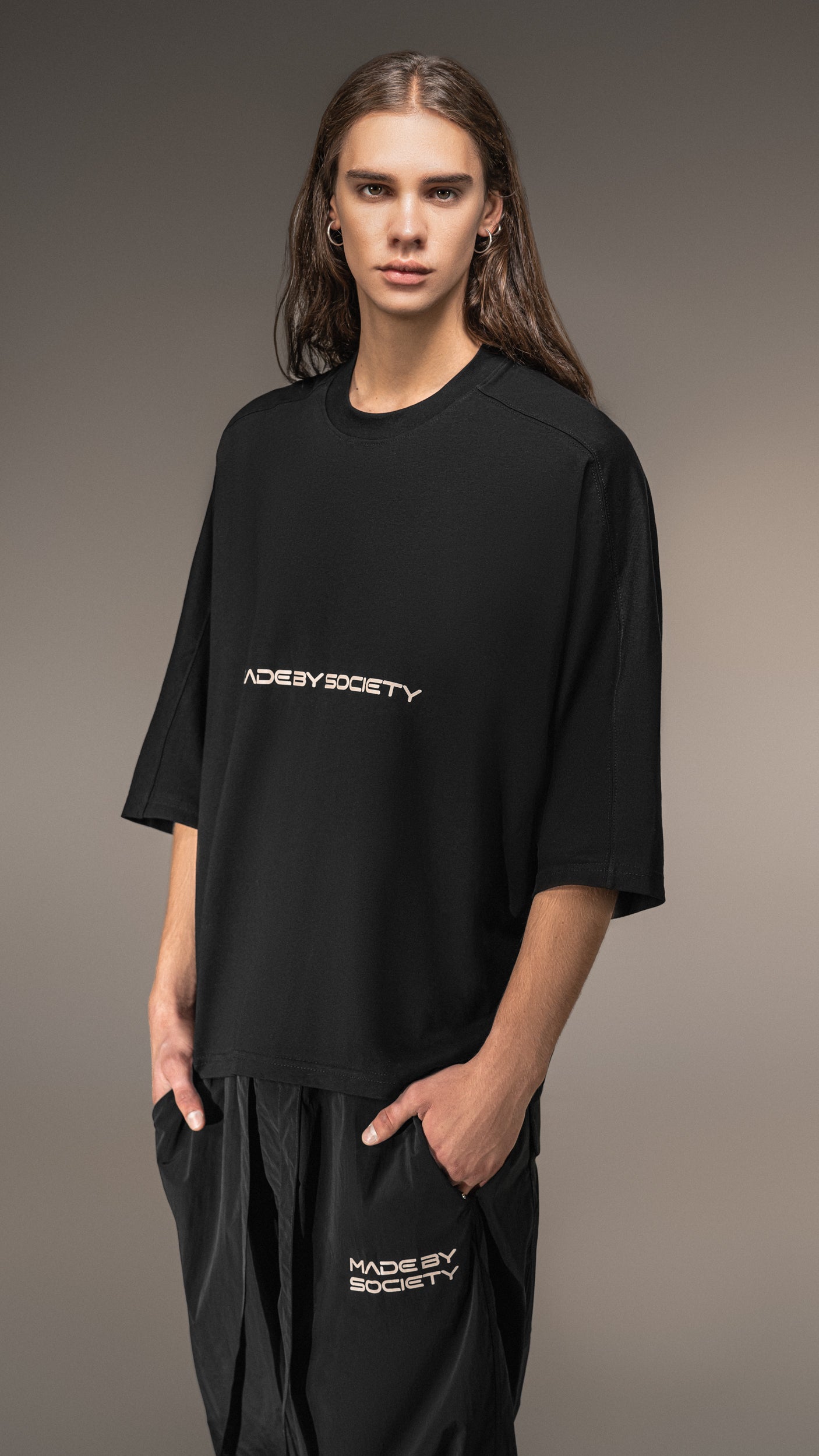 Tricou Crop Oversized Made by Society - T15605