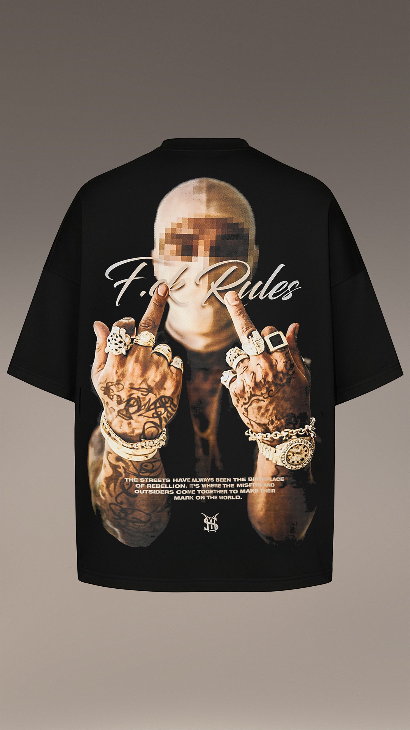 T-shirt "F*ck Rules" - T16806