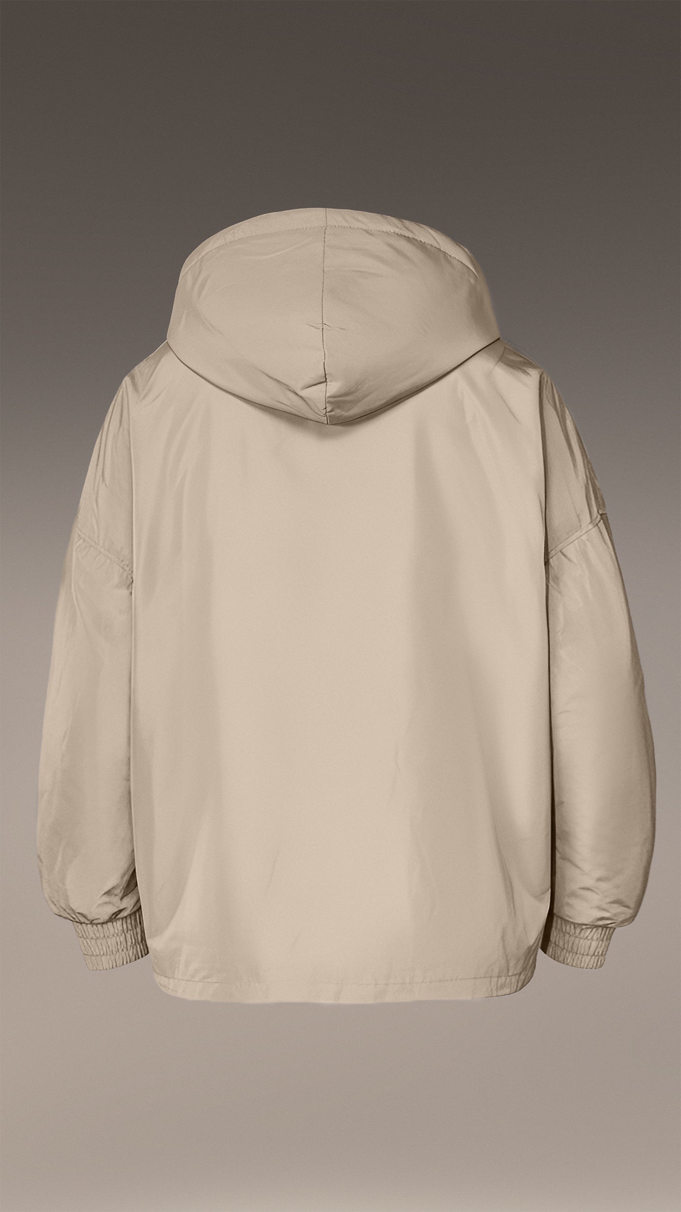 Hoodie with neckline - H16475