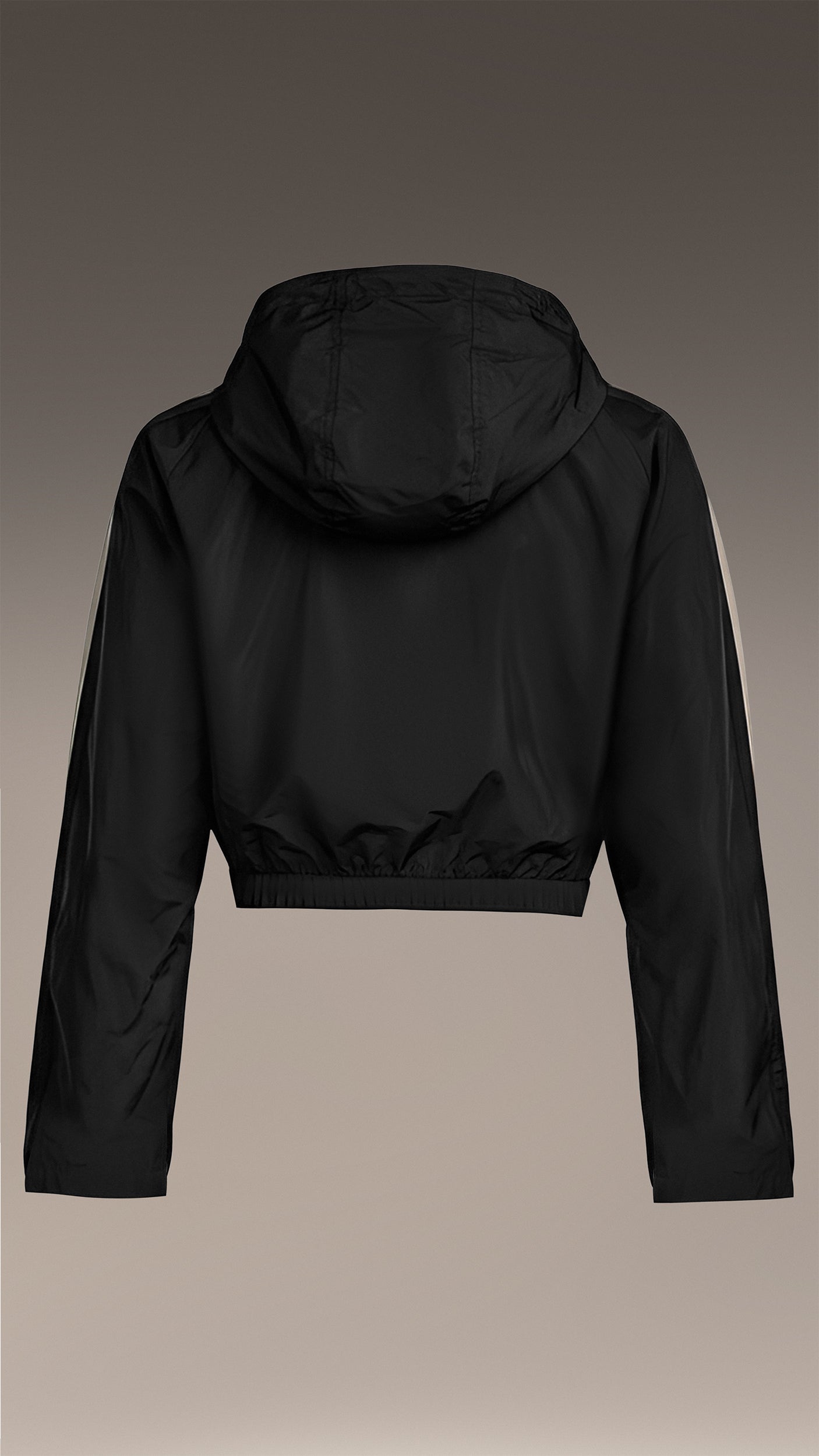 Kurtka z kapturem w paski - J22985