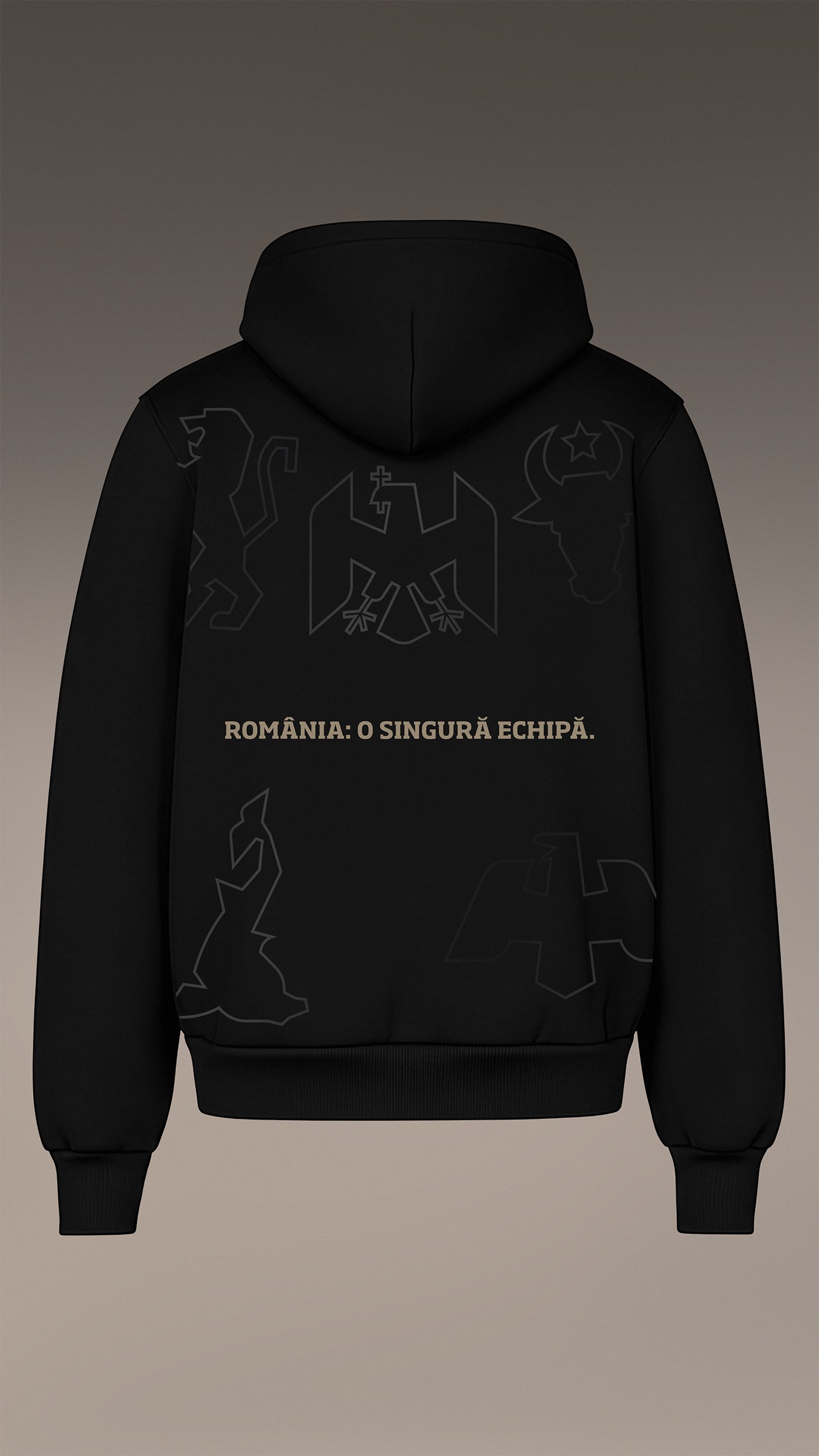 Bluza z kapturem MBS x Romania - Jedna drużyna - H17251