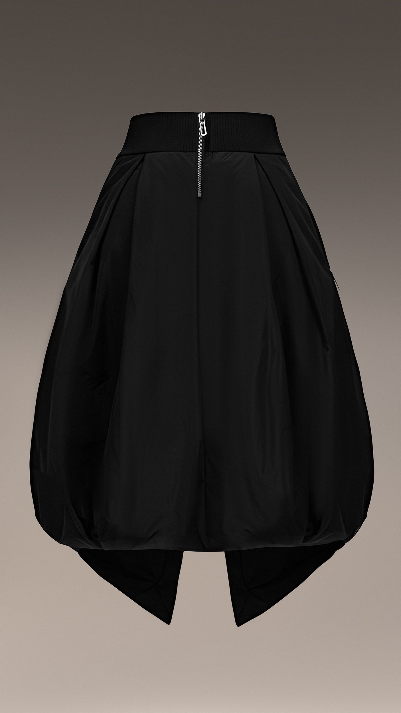 Długa spódnica w kształcie wróbla - F24083